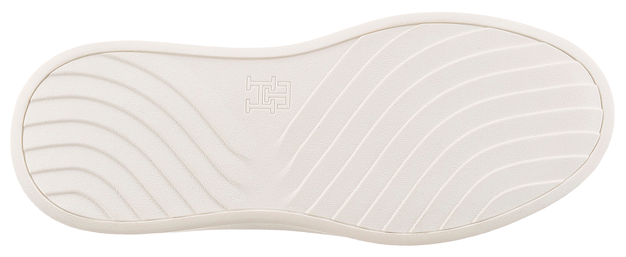 Tommy Hilfiger Plateausneaker »TH SATIN PLATFORM SNEAKER«  Freizeitschuh, Schnürschuh, Halbschuh mit seitlichem TH-Schmucklogo