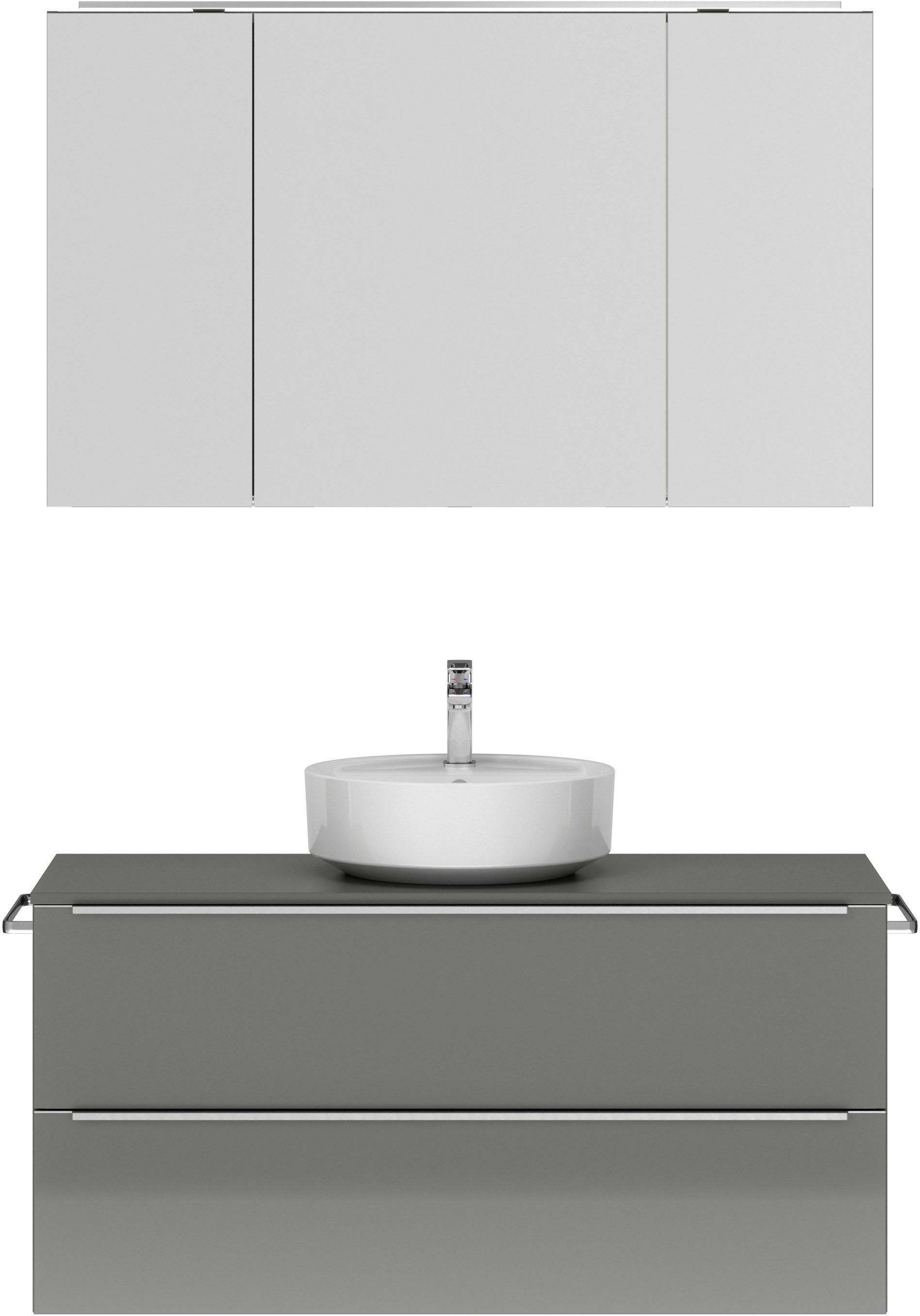 nobilia Badmöbel-Set "Alvene" vormontiert, mit Soft-Close, 2 Stk. tlg. günstig online kaufen