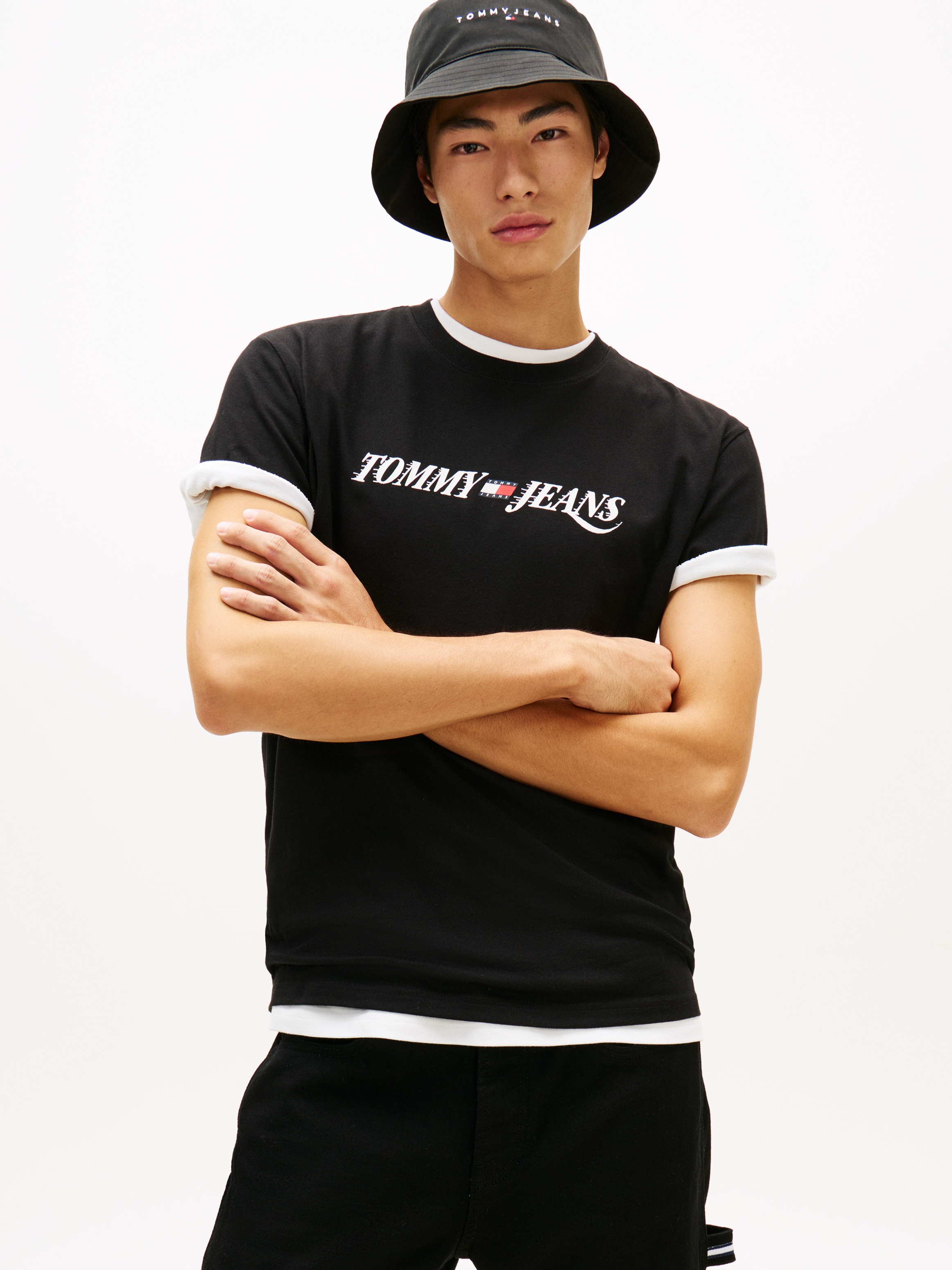 Tommy Jeans T-Shirt "REGULAR VINTAGE LA" Regular fit mit Print günstig online kaufen