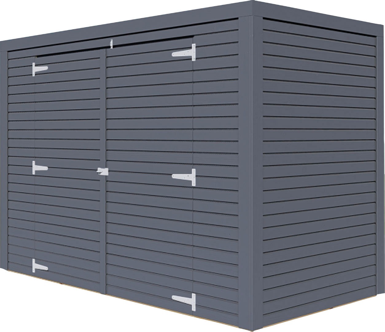 KONIFERA Fahrradbox »Bike Box«, (Komplett-Set), aus Fichte, BxTxH: 207x103x143 cm