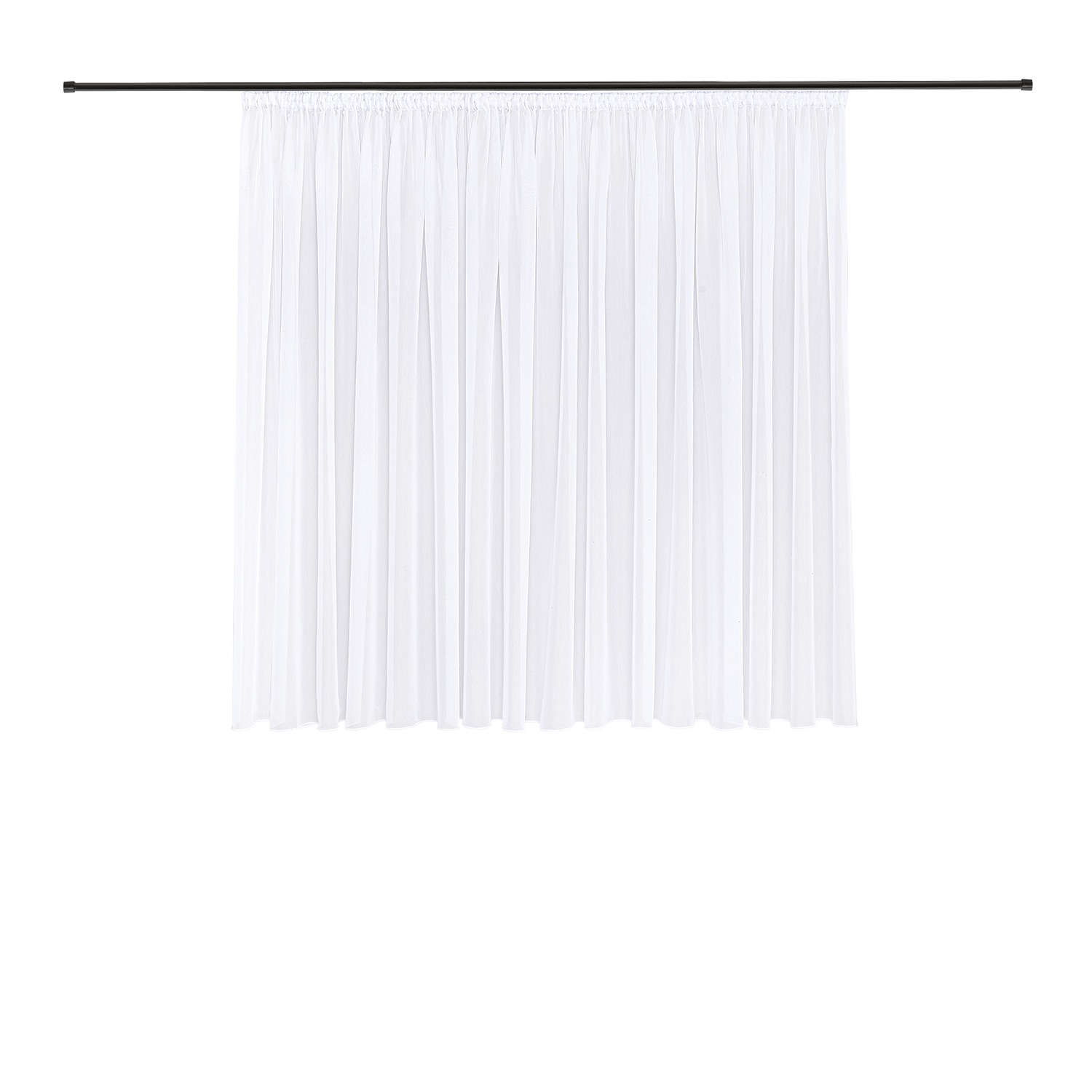 Gerster Gardine "Martina" Smokband 1 Stk. tlg. Pflegeleichte Effekt-Voile-W günstig online kaufen