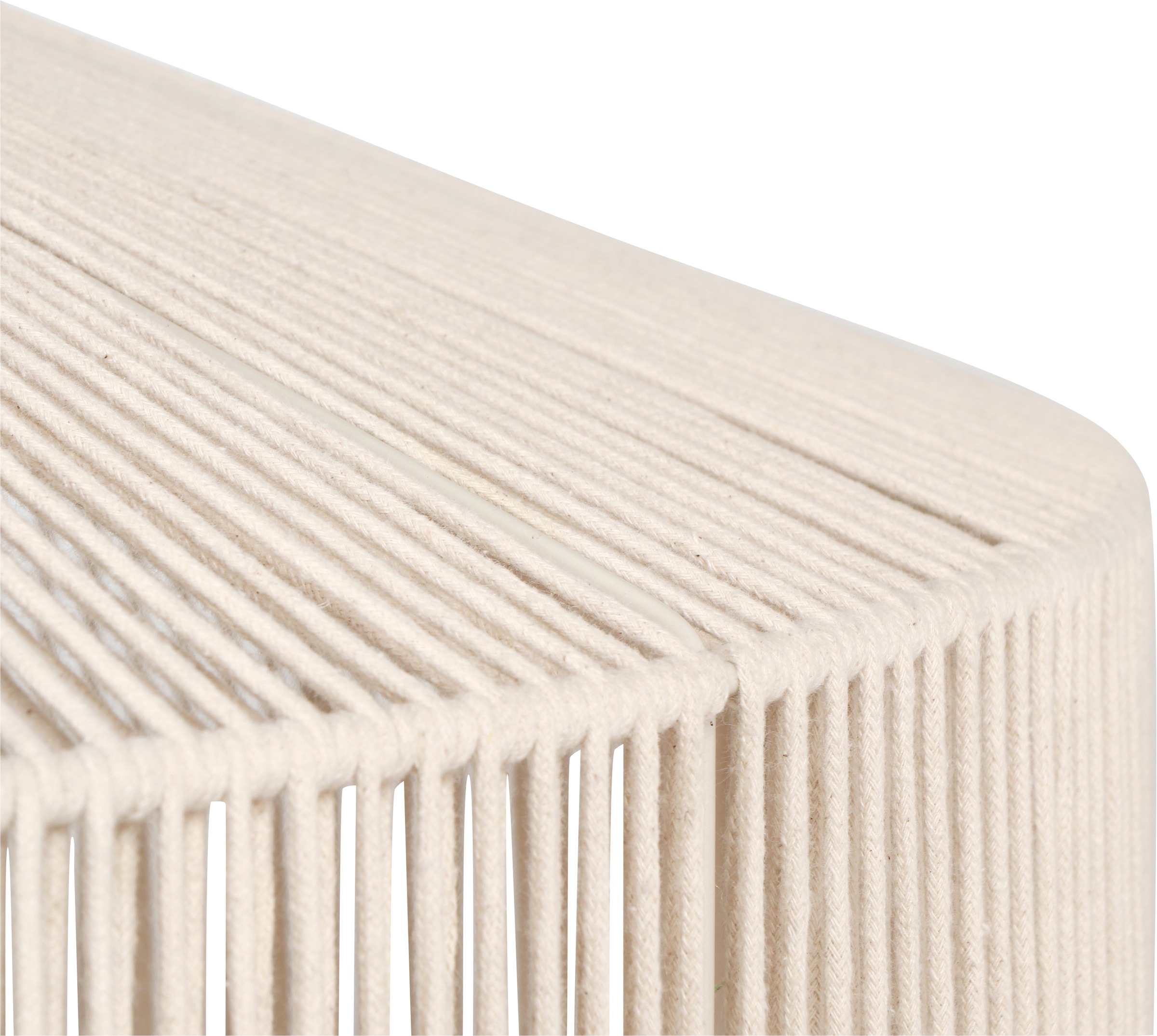 TRIO Leuchten Pendelleuchte »SVEA, Hängelampe beige aus Baumwolle im Boho-Look Höhe 150 cm« E27 1 Stk. warmweiß - kaltweiß Hängeleuchte Schlafzimmer / Wohnzimmer exkl 1x E27 max 10W
