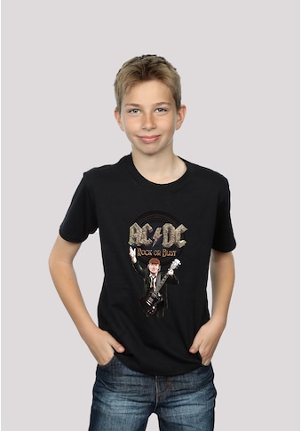 T-Shirt »ACDC Rock Or Bust Angus Young für Kinder & Herren«