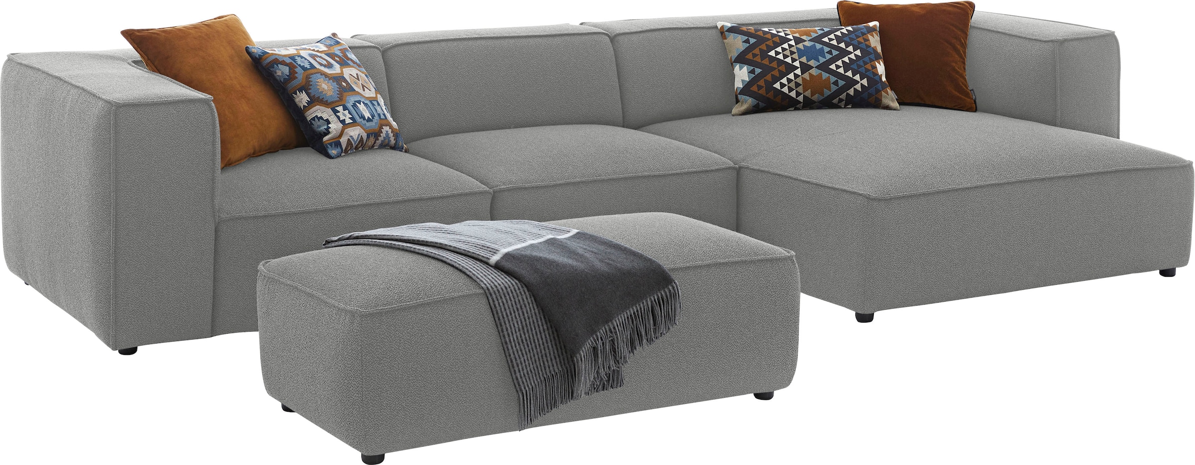 W.SCHILLIG Hocker »around-the-block« mit eleganter Biese