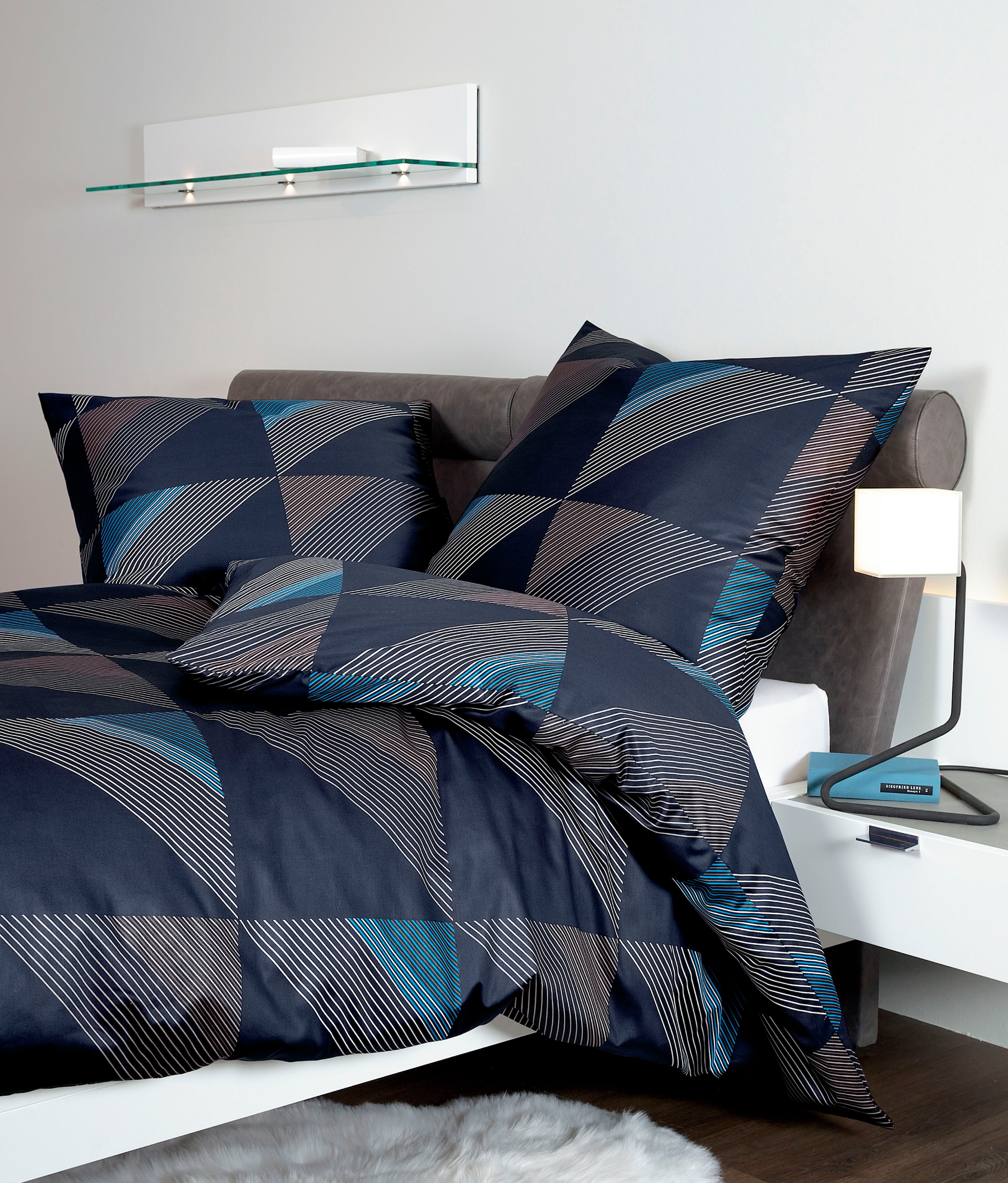 Janine Bettwäsche "Mako-Satin 87065 08 155x200,80x80" 2 Stk. tlg. mit Reiss günstig online kaufen