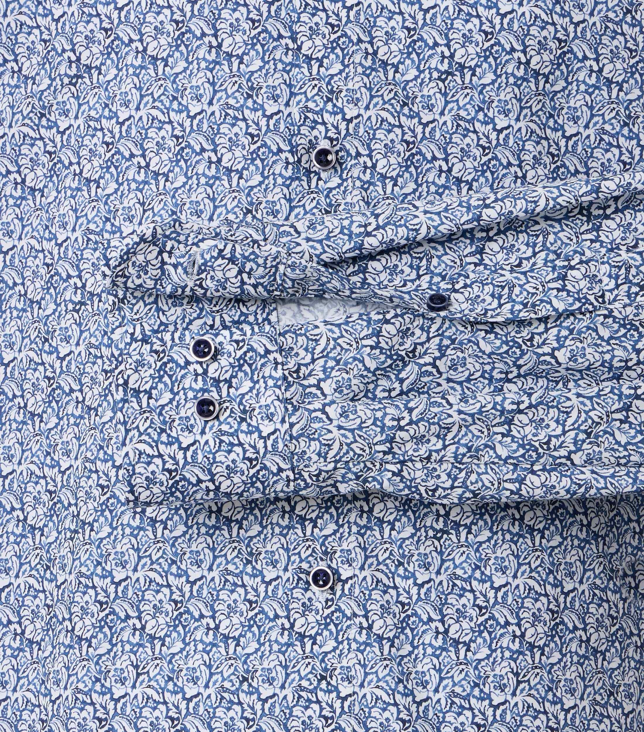 VENTI Businesshemd Print Men Shirt Blue 40 5