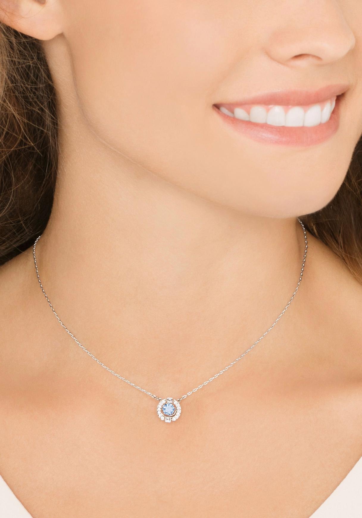 Swarovski Kette mit Anhänger »Una Sparkling Dc, 5279425«, mit Swarovski® Kristall