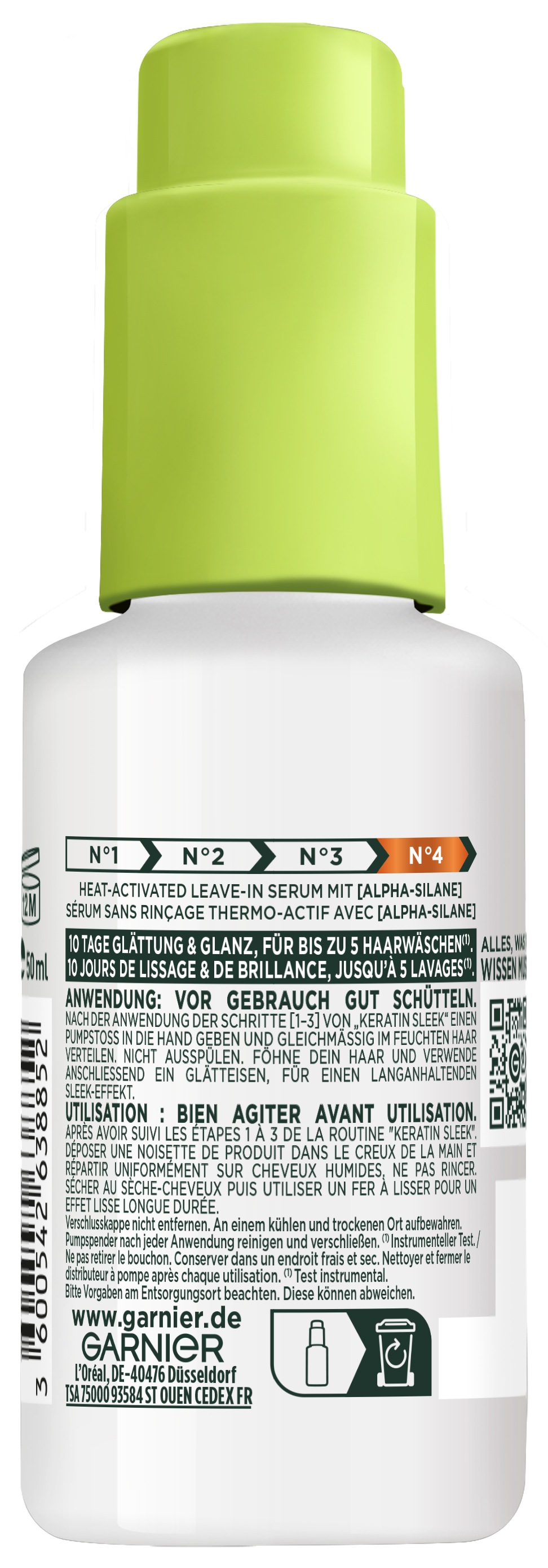 GARNIER Haarserum »Garnier Fructis Sleek & Stay Heat-Activated Serum«