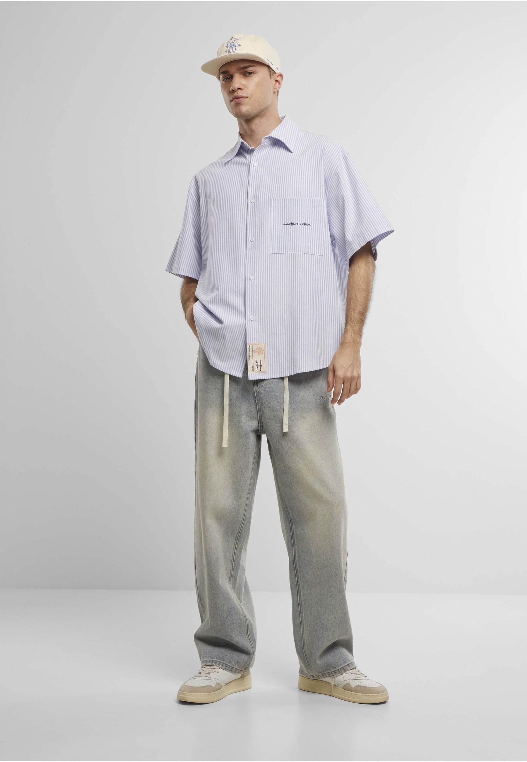 Another Cotton Lab Langarmhemd »Another Cotton Lab Oversized Short Sleeve Shirt« 1