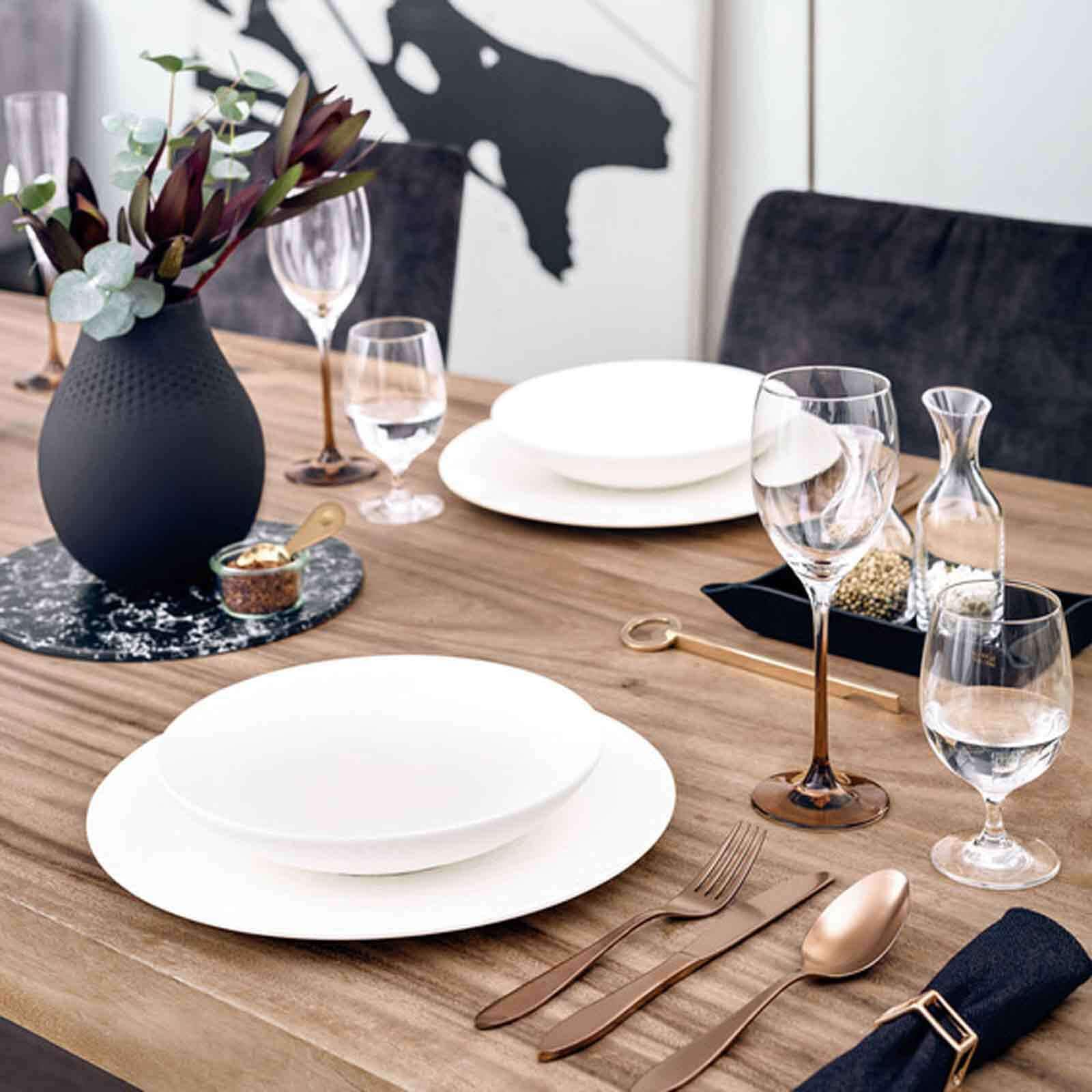 Villeroy & Boch Pizzateller »Teller Manufacture Rock ø 32.0 cm 6er Set weiß«