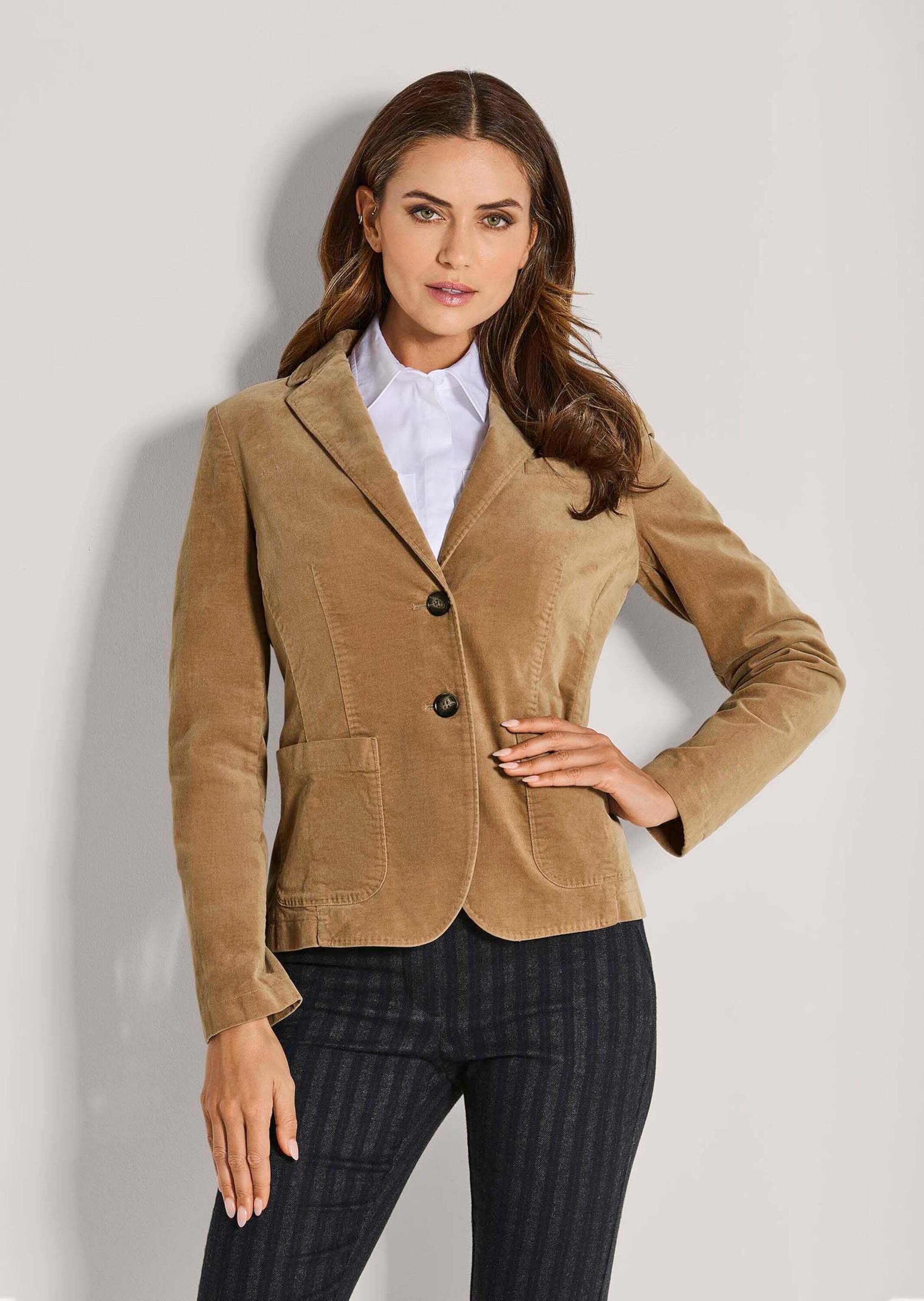 Thumbnail - MADELEINE Jackenblazer "Samtblazer Samtblazer mit Stretch-Komfort" Sportsamt Blazer