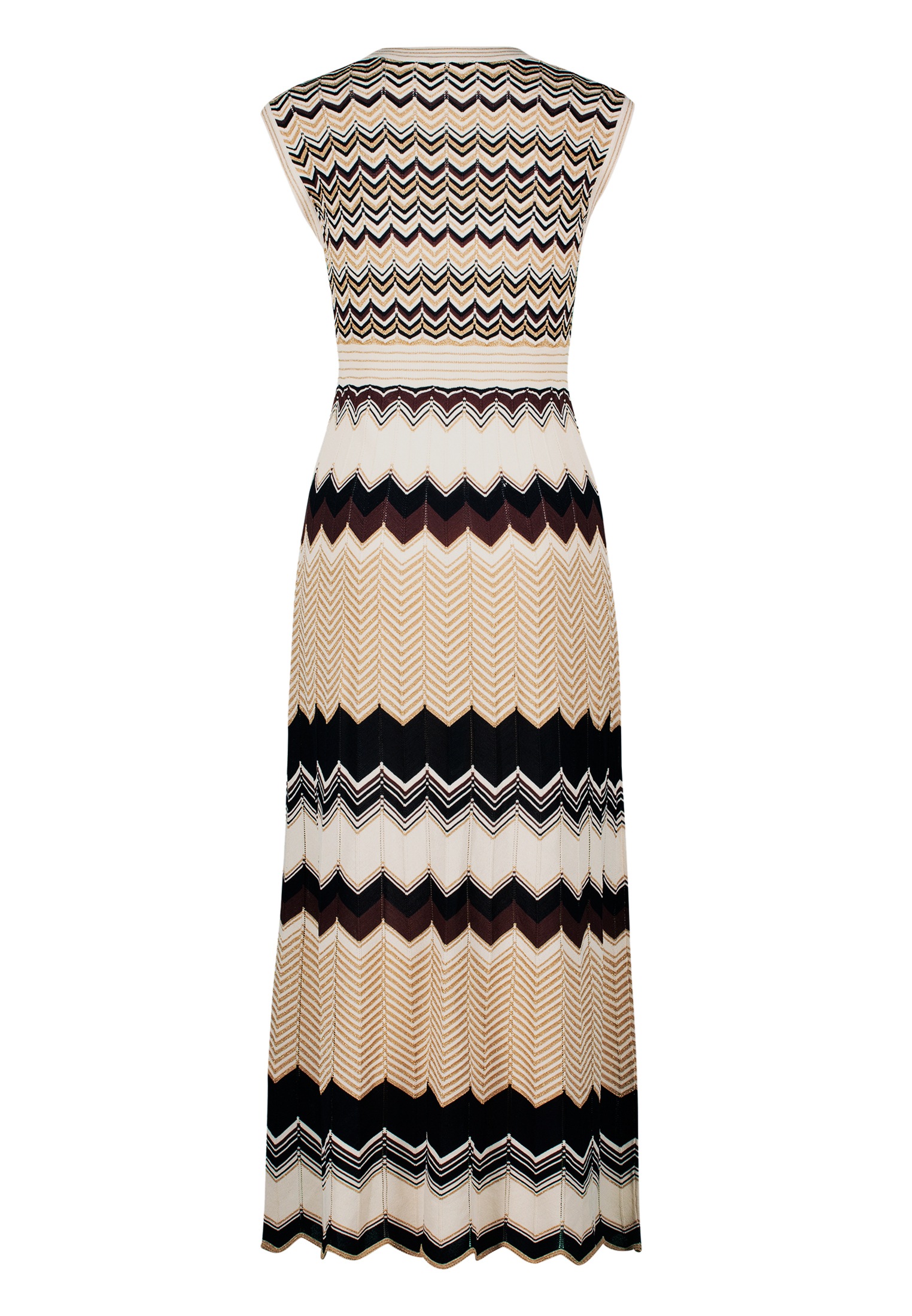 Thumbnail - Zero Strickkleid "Damen Sommerkleid Strickkleid mit Zickzackmuster" Ohne Tasche Falten