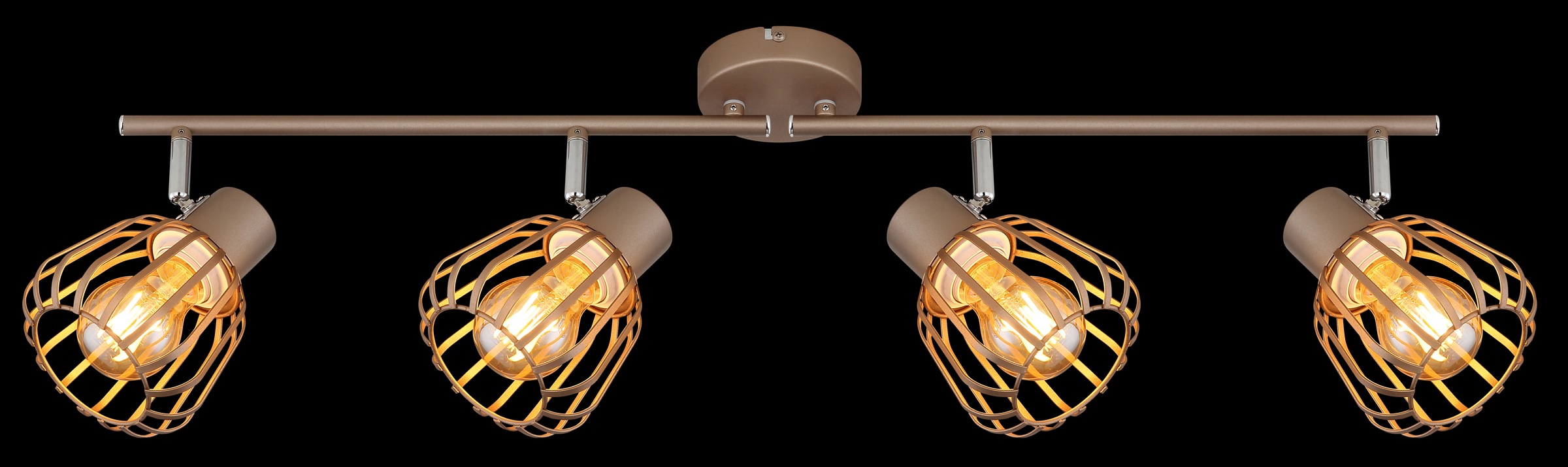 GLOBO LIGHTING Deckenstrahler »OLIN« E27 1 Stk. Strahler kaffeefarben, schwenkbar, modern & flexibel