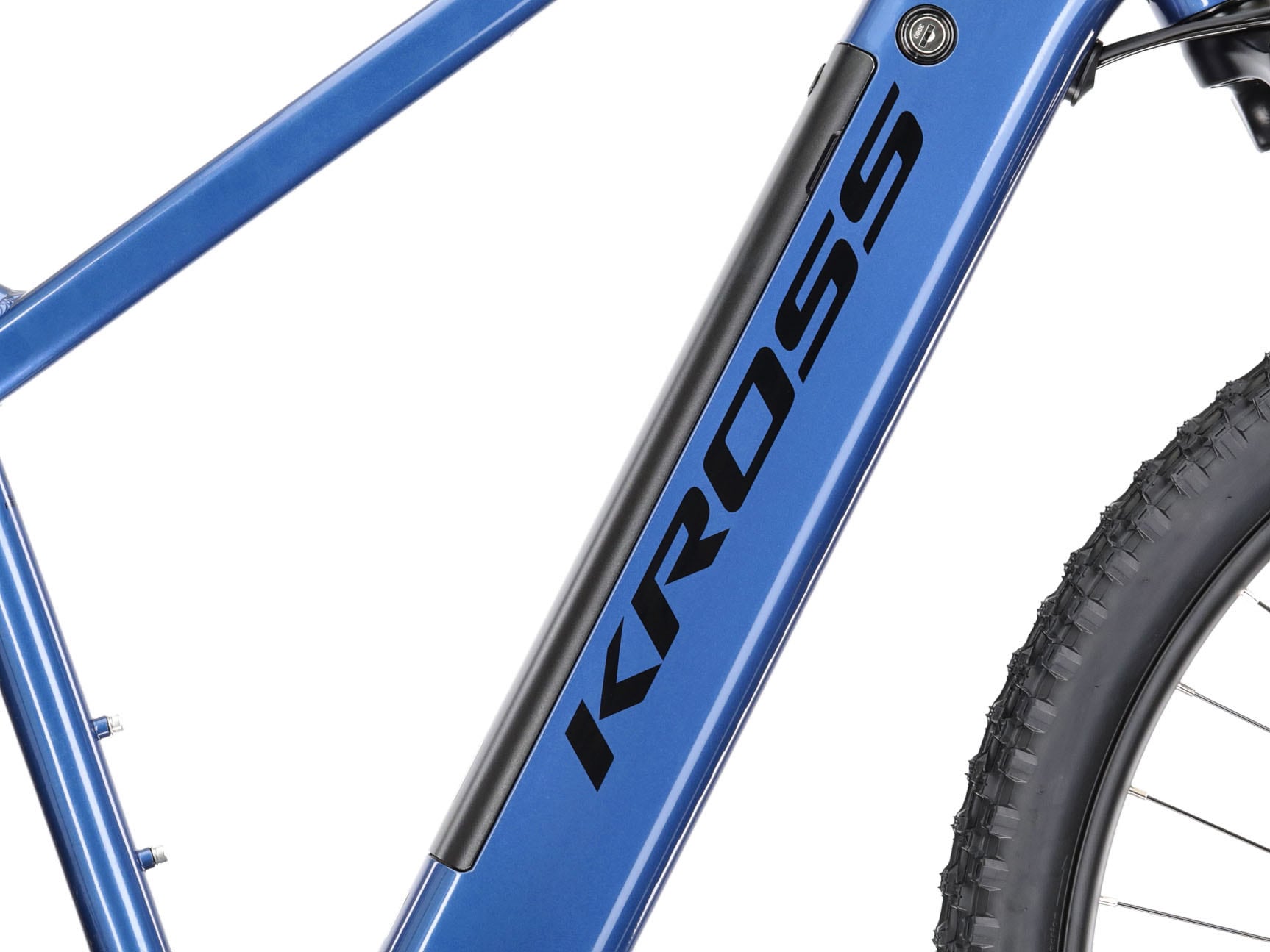 Kross E-Bike »E-MTB Hexagon Boost 3.0 29 Zoll blau«, 8 Gang, Shimano, ACERA M360, Mittelmotor 250 W
