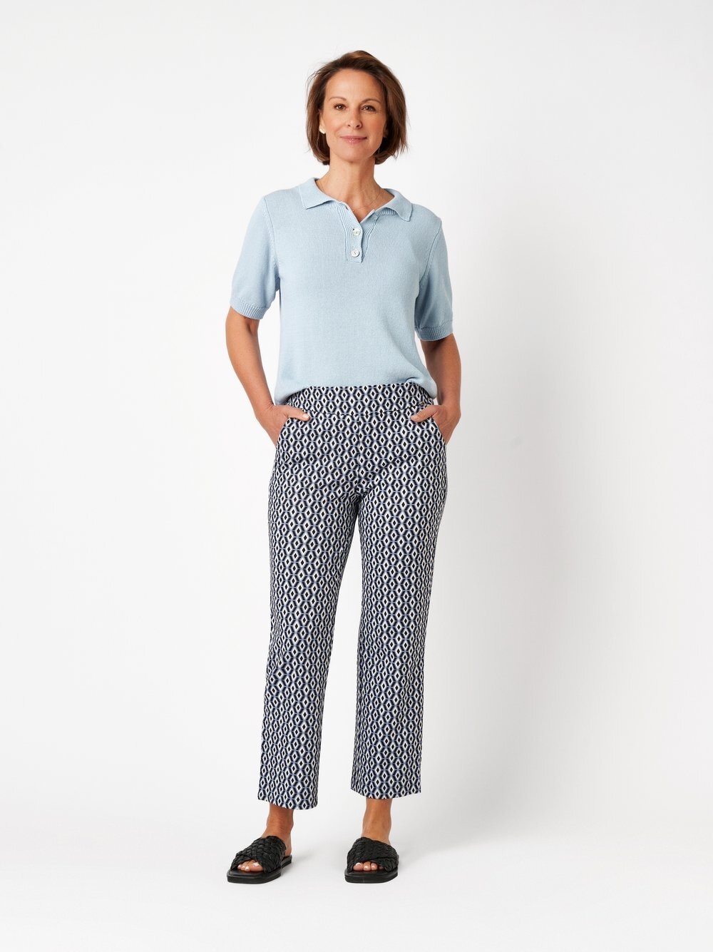 Relaxed Culotte »Scarlet 3/4«  mit grafischem Muster