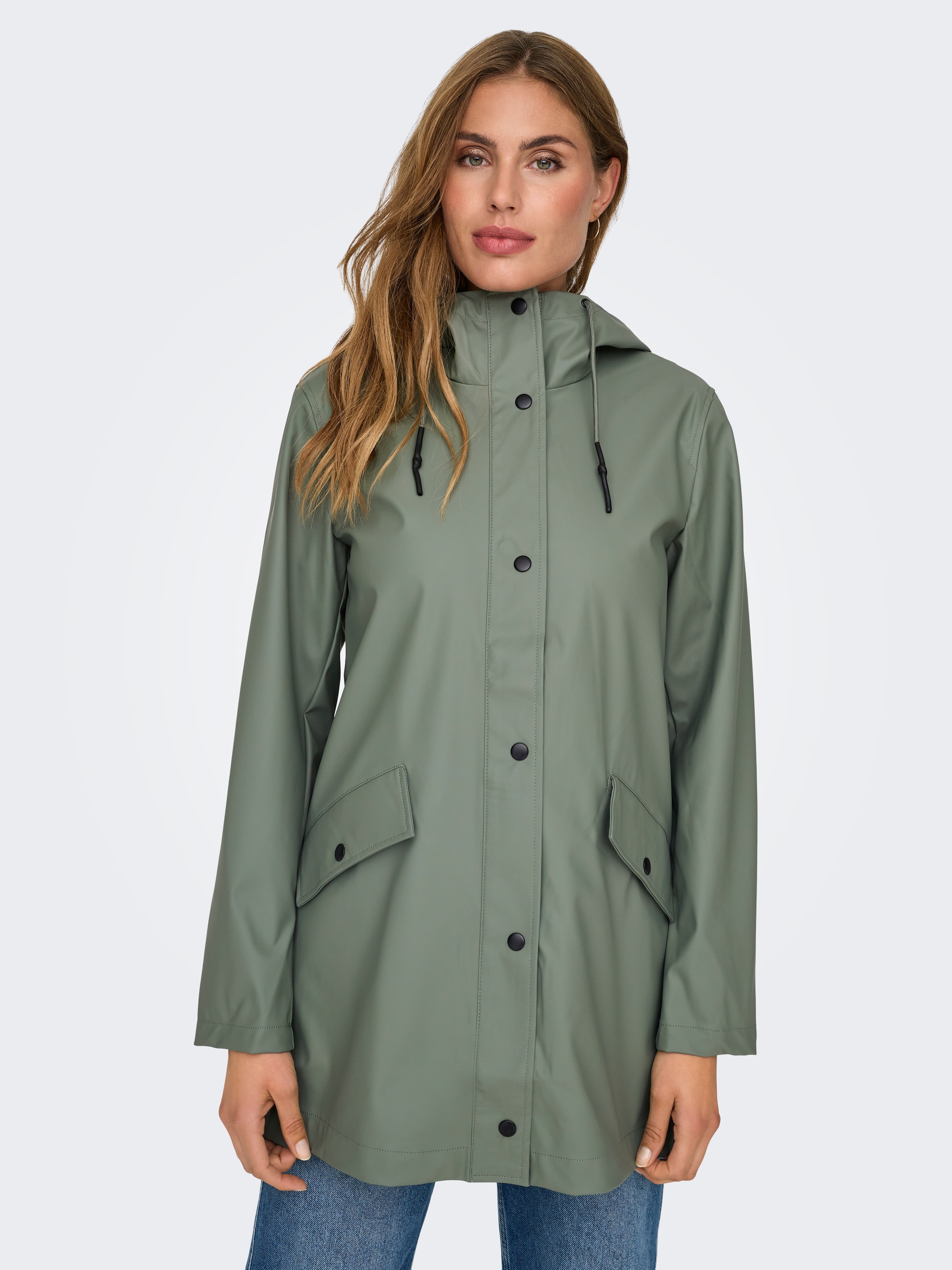 ONLY Kurzmantel "ONLELISA RAINCOAT OTW NOOS" beschichtete Qualität günstig online kaufen