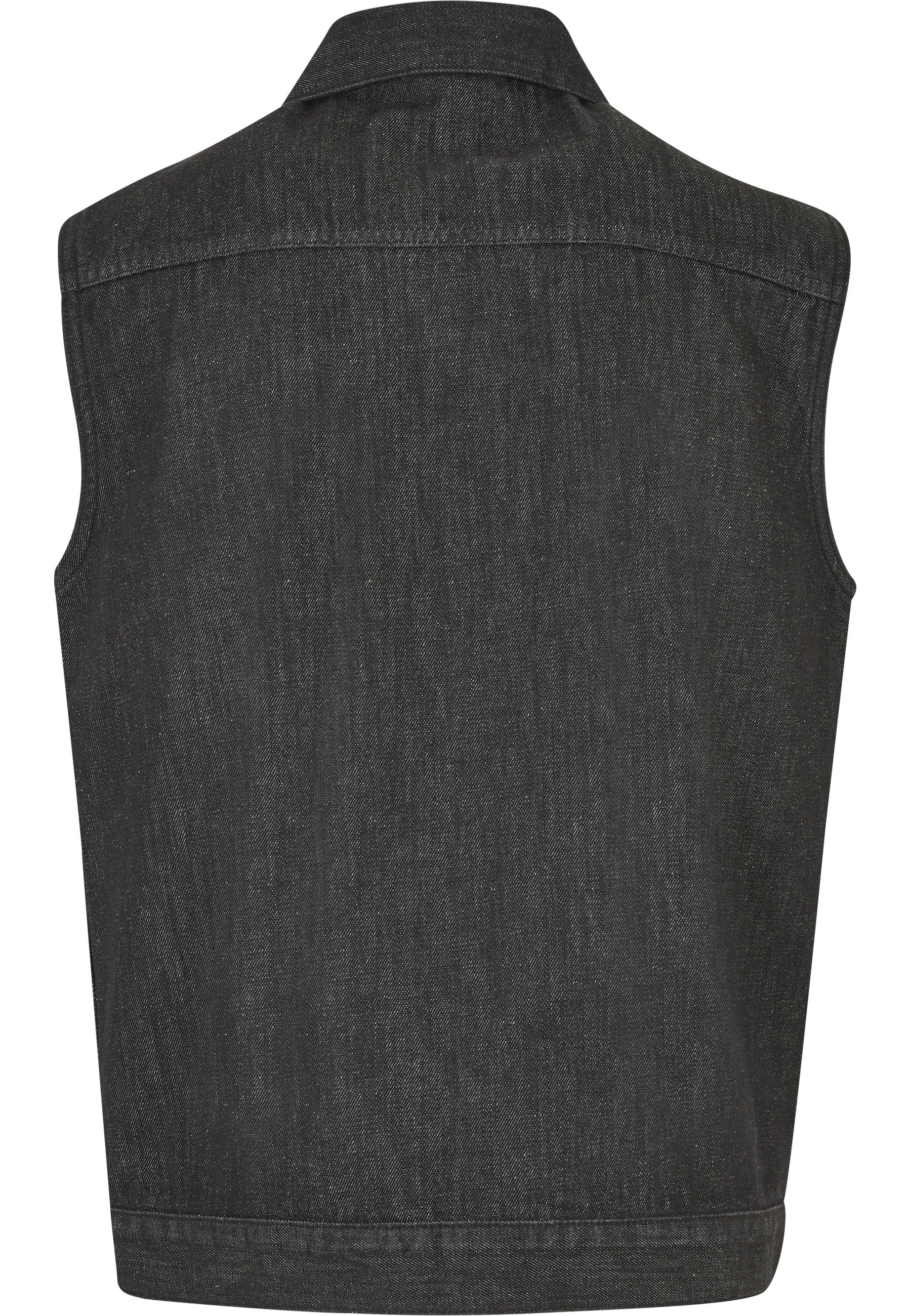 URBAN CLASSICS Jeansjacke »Urban Classics Herren Denim Vest« 1 Stk. tlg. ohne Kapuze