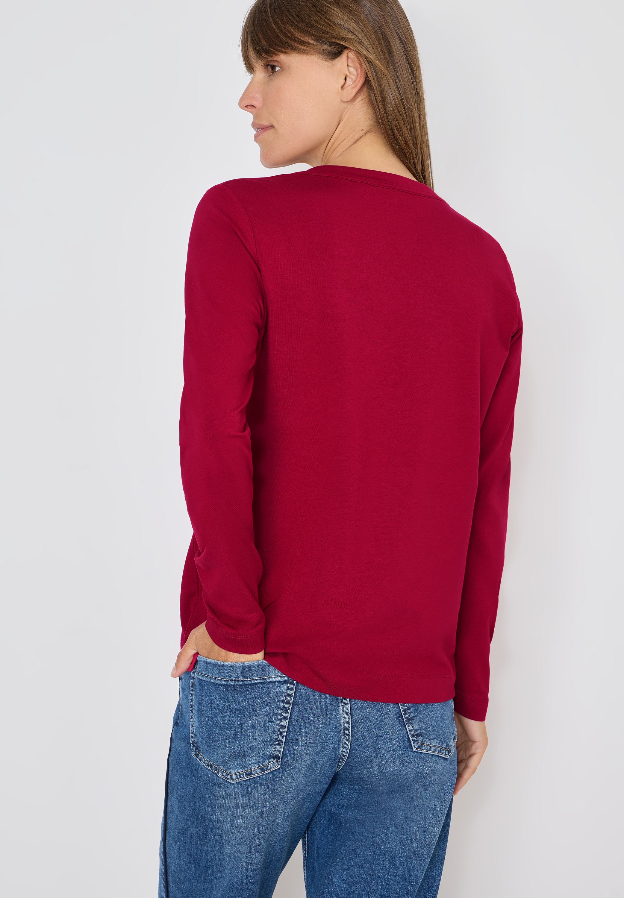 Cecil Langarmshirt im Tunika-Look