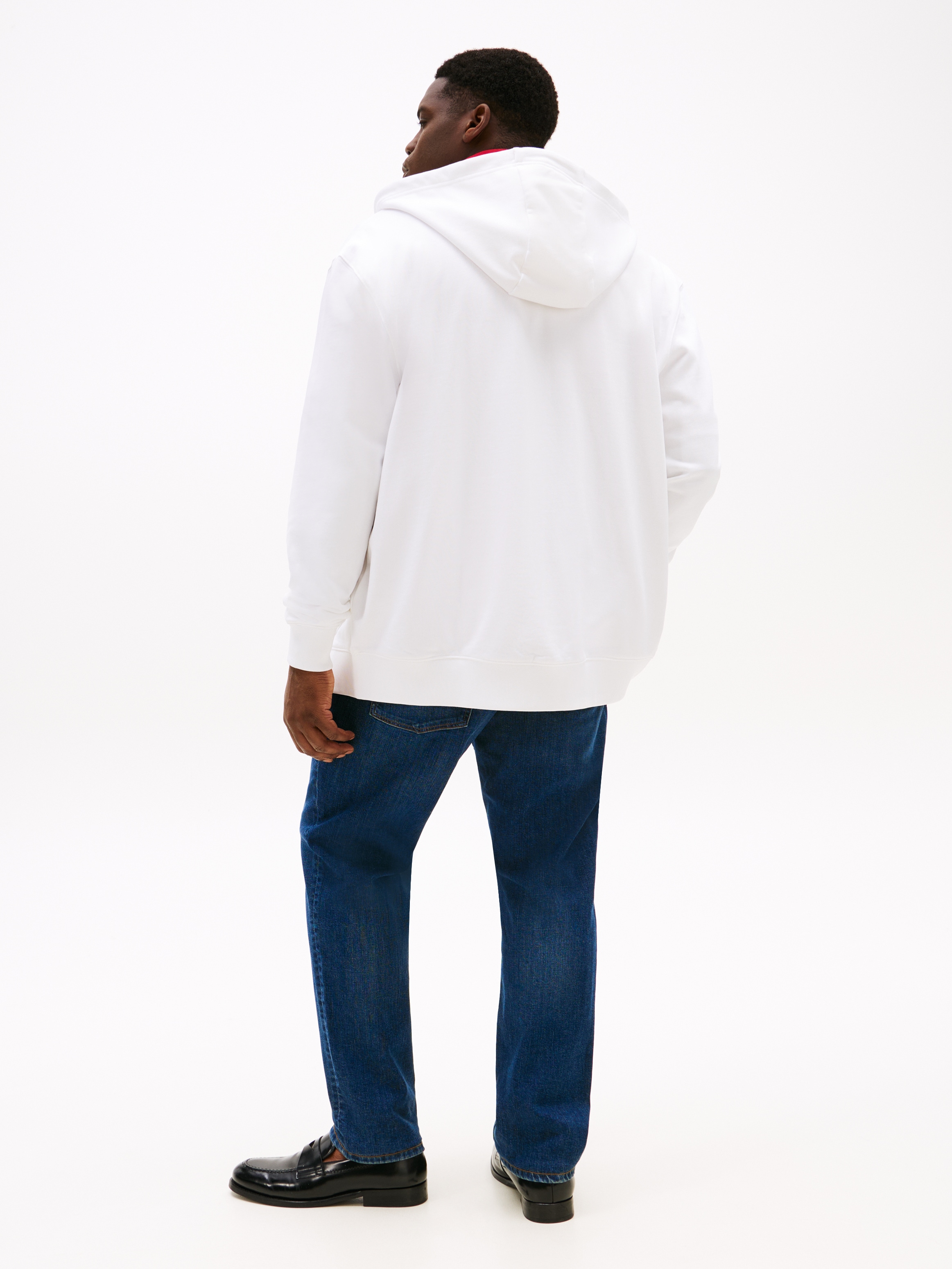 Tommy Hilfiger Big & Tall Kapuzensweatjacke »BT-HILFIGER STACKED HOODED ZIP-B«, Große Größen