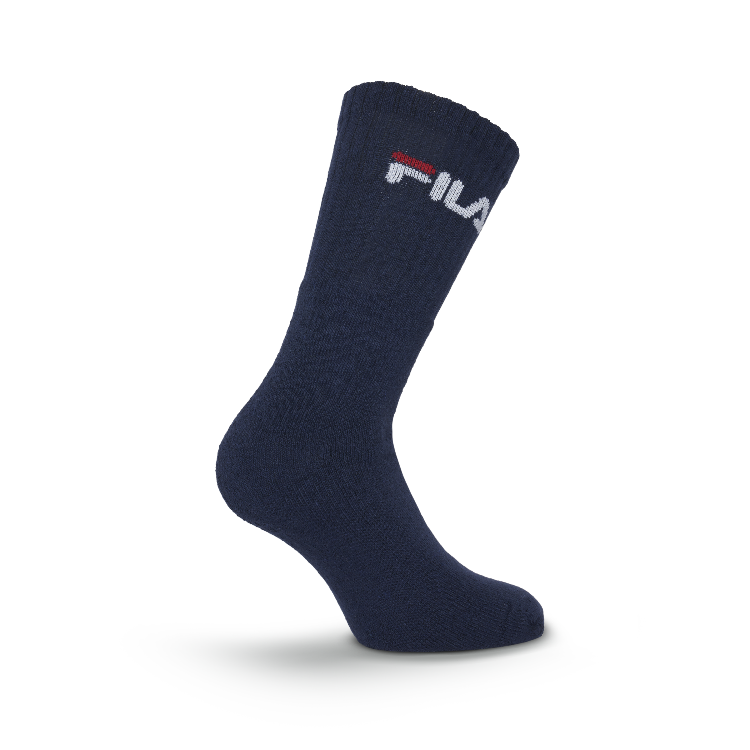 Fila Tennissocken 6 Paar,  Logoschriftzug, breites Rippenbündchen, Cotton-Mix