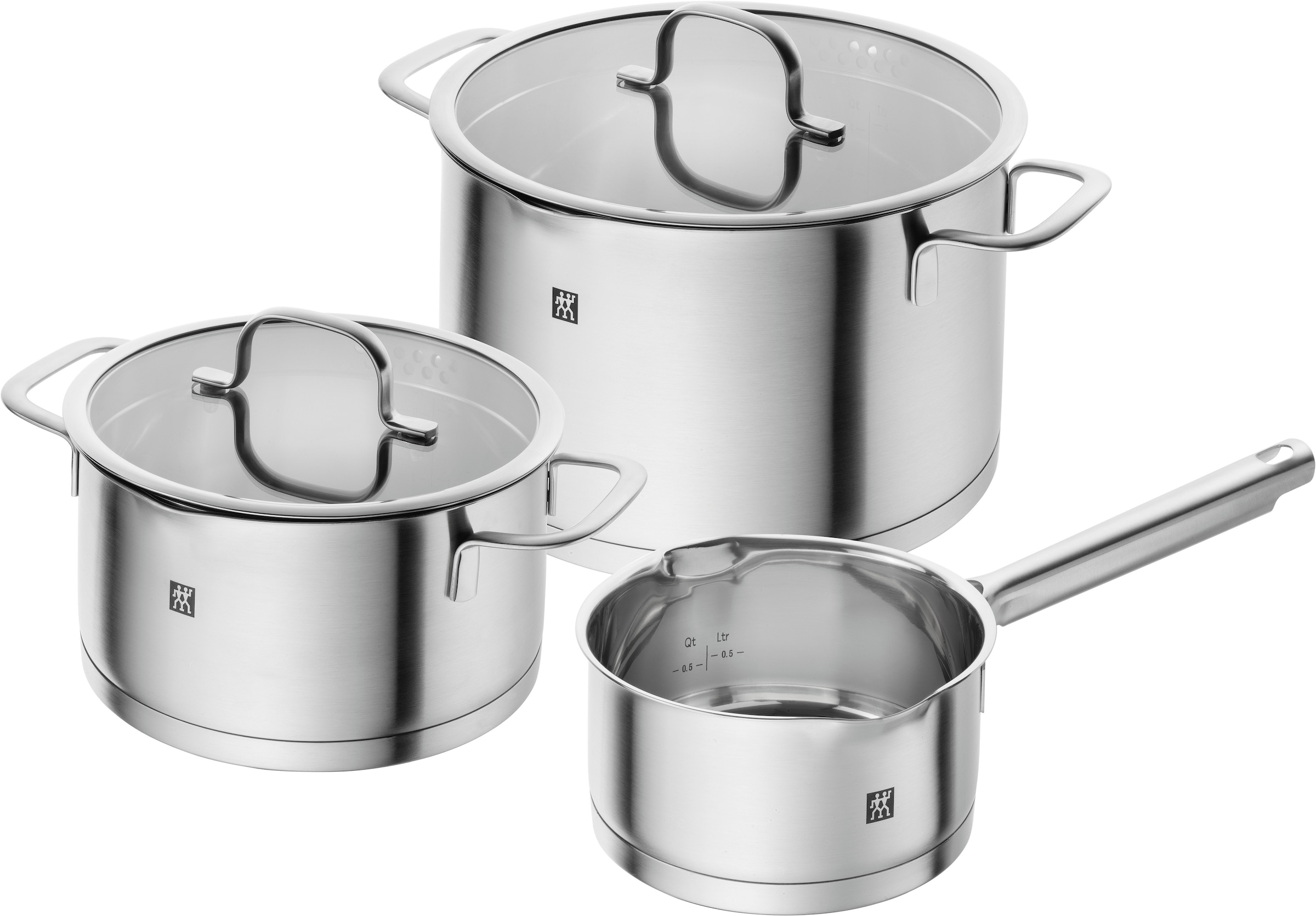 Zwilling Topf-Set "TrueFlow" Set, 3 Stk. tlg. Edelstahl günstig online kaufen