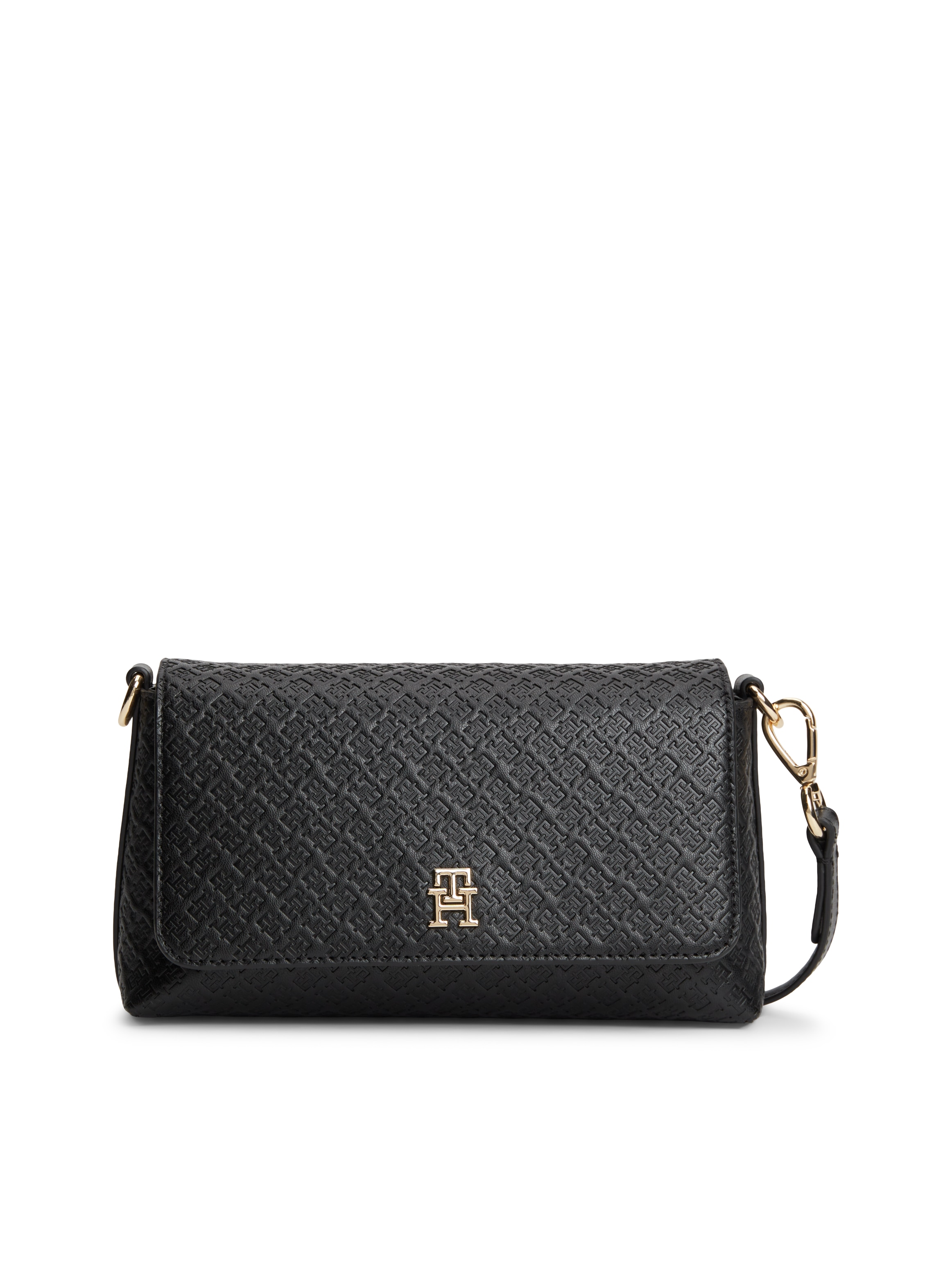 Tommy Hilfiger Umhängetasche "TH ICON CONV CROSSOVER MONO" Damen Schultertasche, Handtasche, Clutch mit TH-Logoprägung