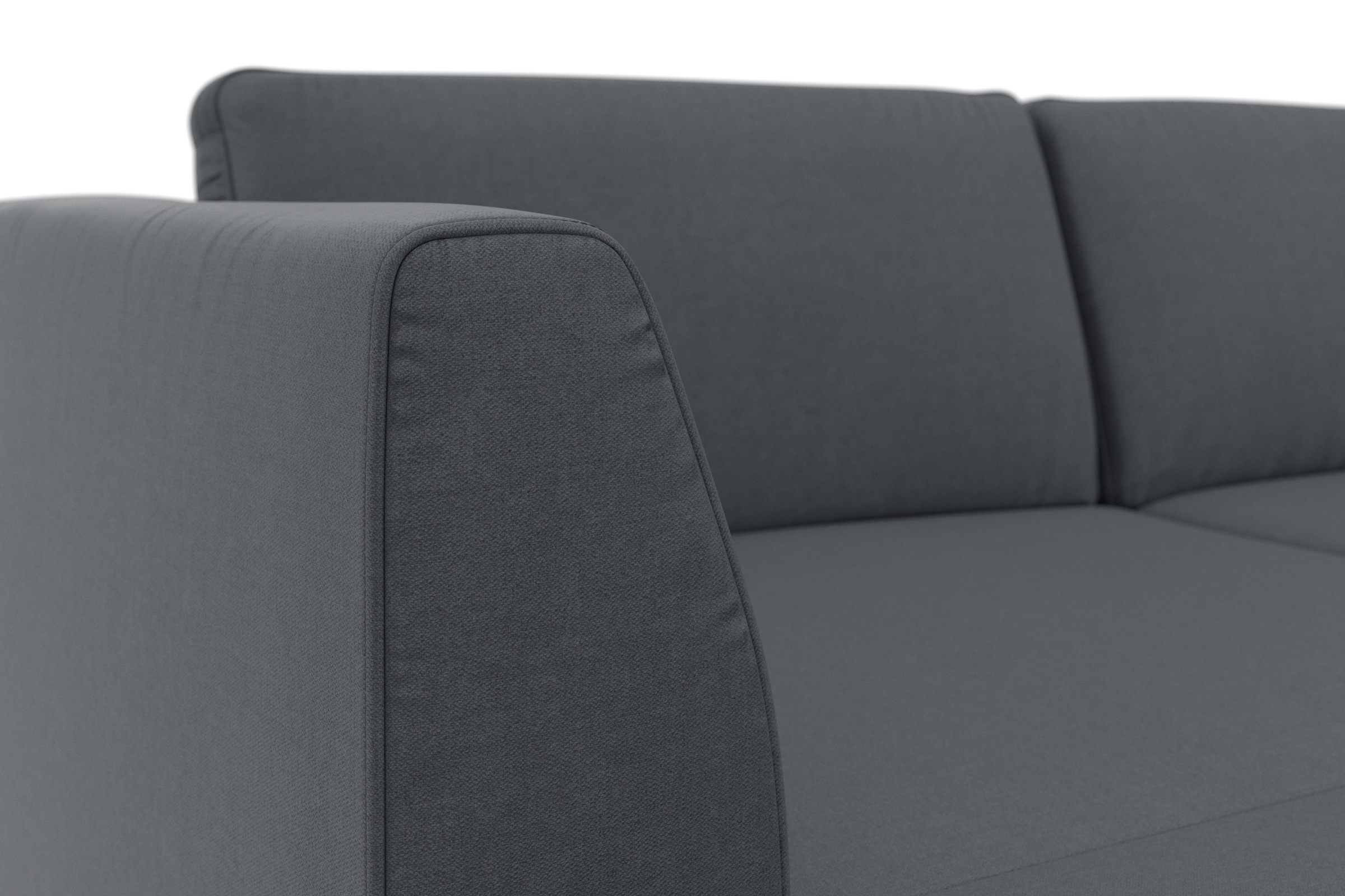sit&more Wohnlandschaft »Olsen U-Form«, inklusive Sitztiefenverstellung, wahlweise mit Bettfunktion, 15cm hoch