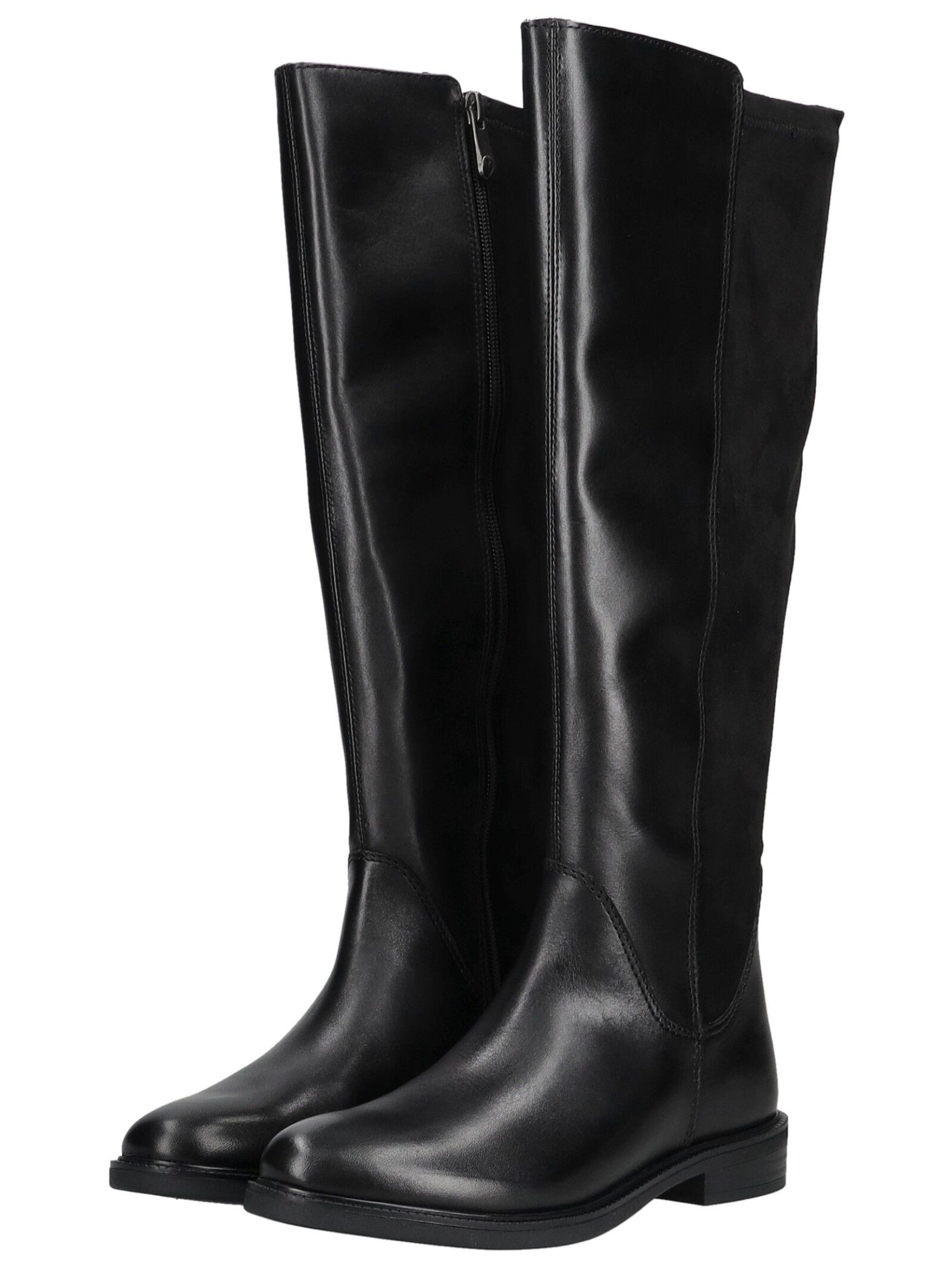 Stiefel MARCO TOZZI "Marco Tozzi Stiefel Leder/Textil", Damen, Gr. 38, schwarz, Leder, Textil, Schuhe Stiefel 3
