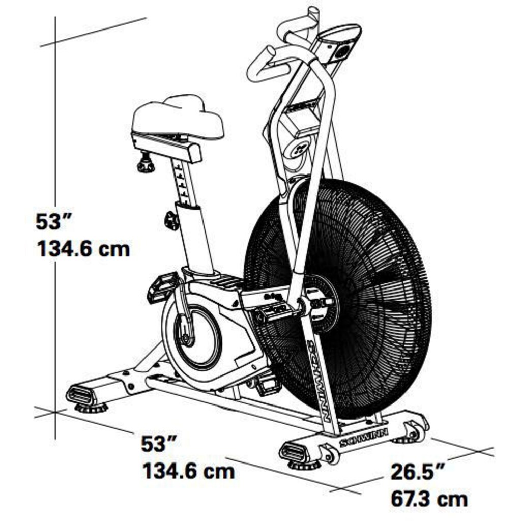 Schwinn® Air Bike »Airdyne AD8«