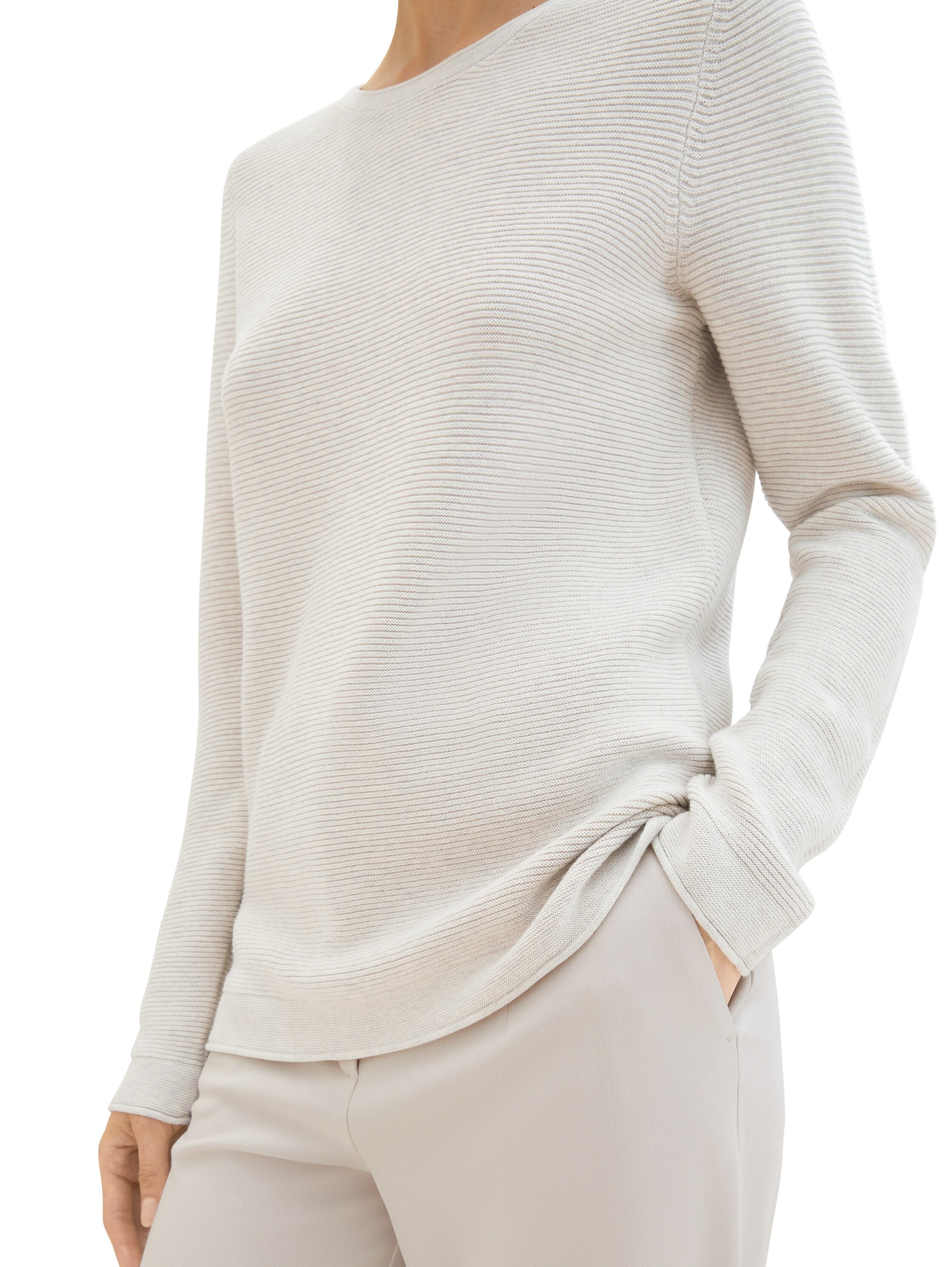 TOM TAILOR Strickpullover mit Struktur-Muster