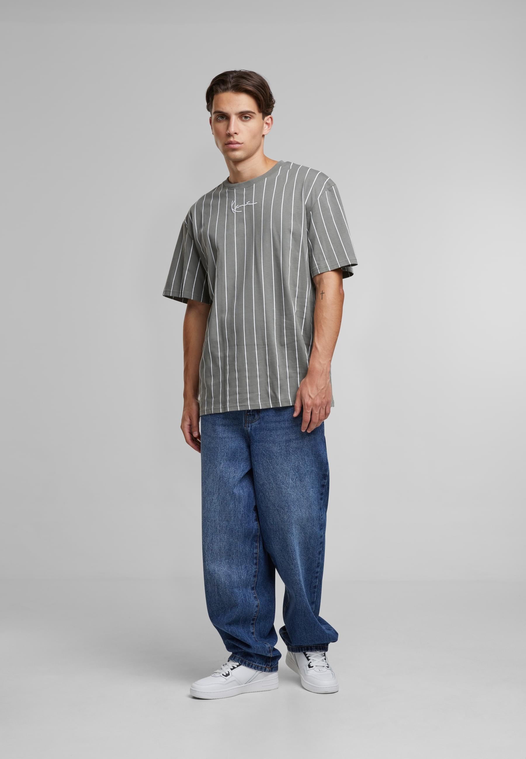 Karl Kani T-Shirt »Karl Kani Karl Kani Small Signature Essential Pinstripe Tee«, (1 tlg.)
