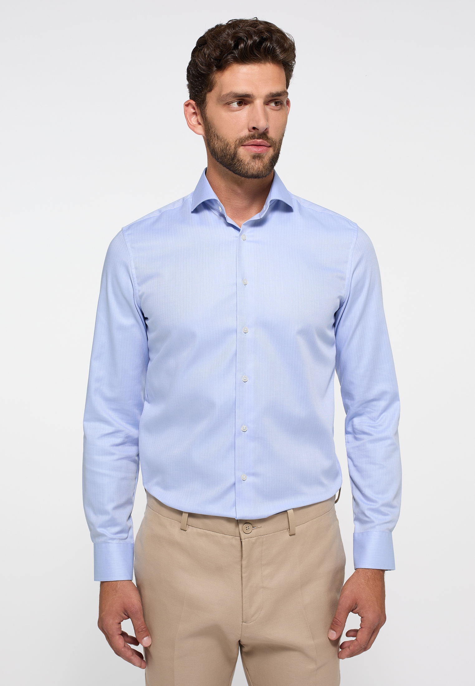 Eterna Langarmhemd "SLIM FIT" NON IRON (bügelfrei) günstig online kaufen