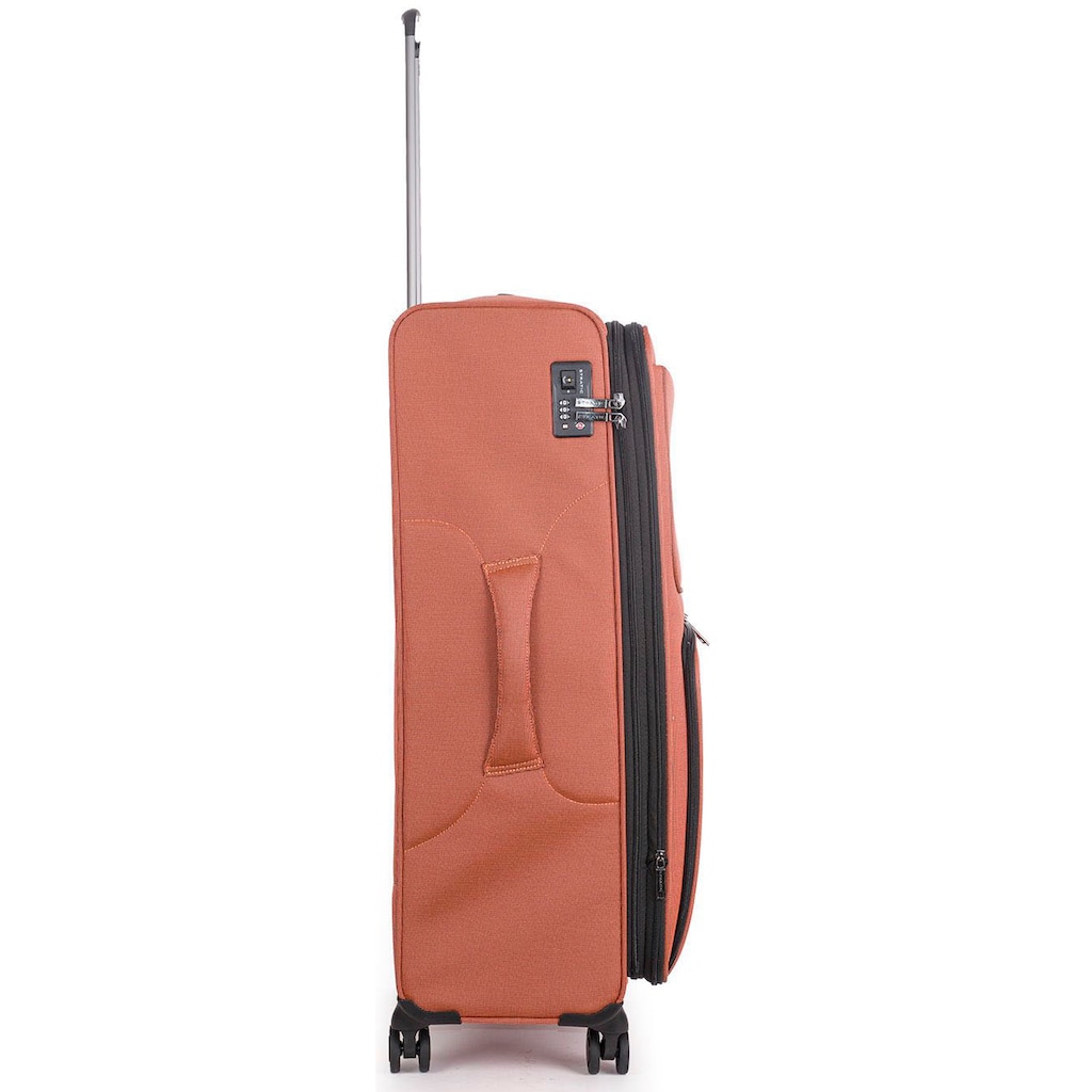 Stratic Weichgepäck-Trolley »Bendigo Light + L, rosso clay«, 4 Rollen