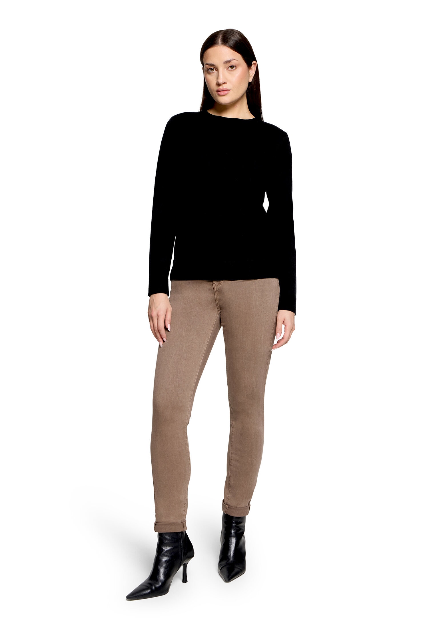 Betty Barclay Women's Knit Pullover Black 40 7