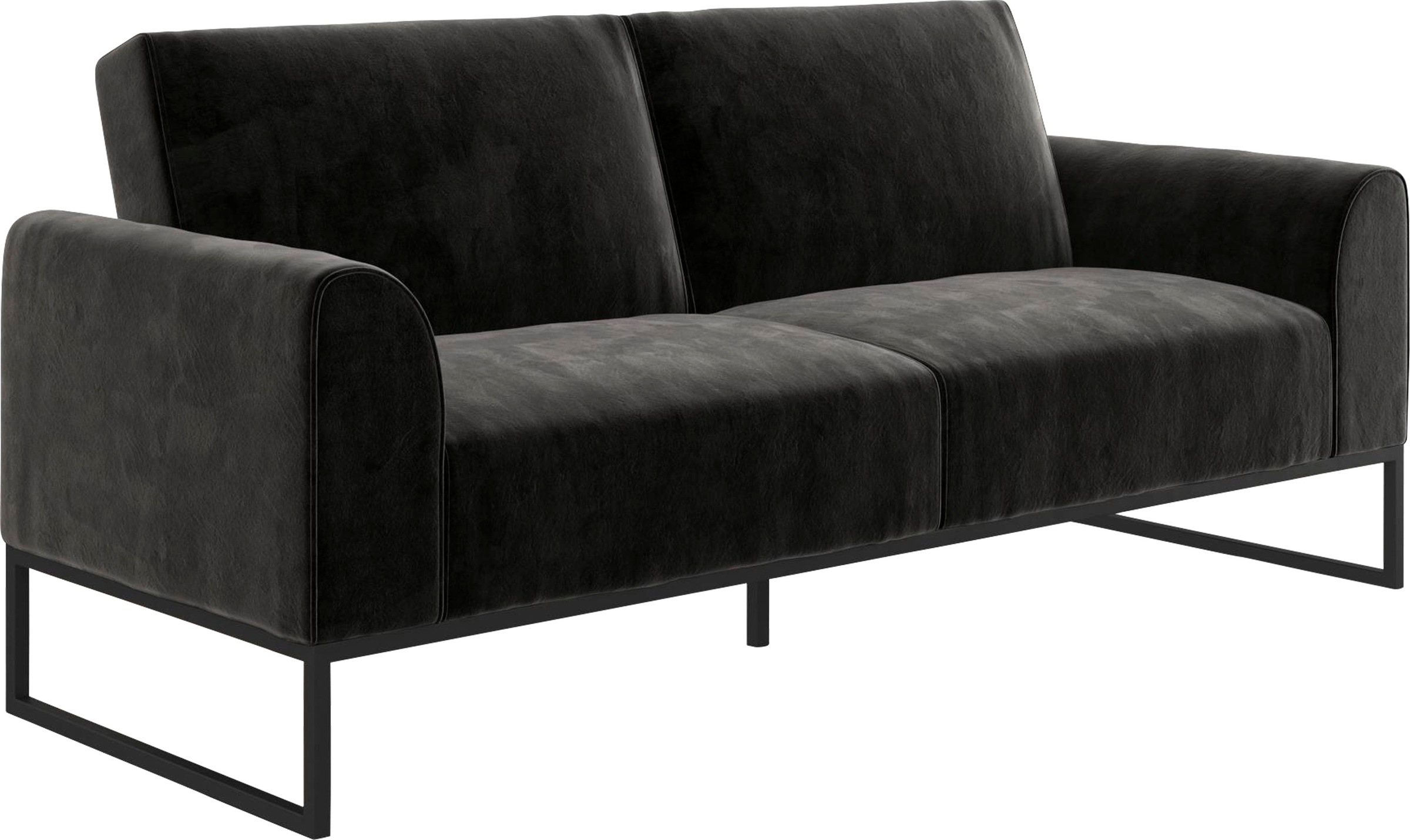CosmoLiving by Cosmopolitan Schlafsofa "Adley" Veloursstoff, Schlaffunktion günstig online kaufen