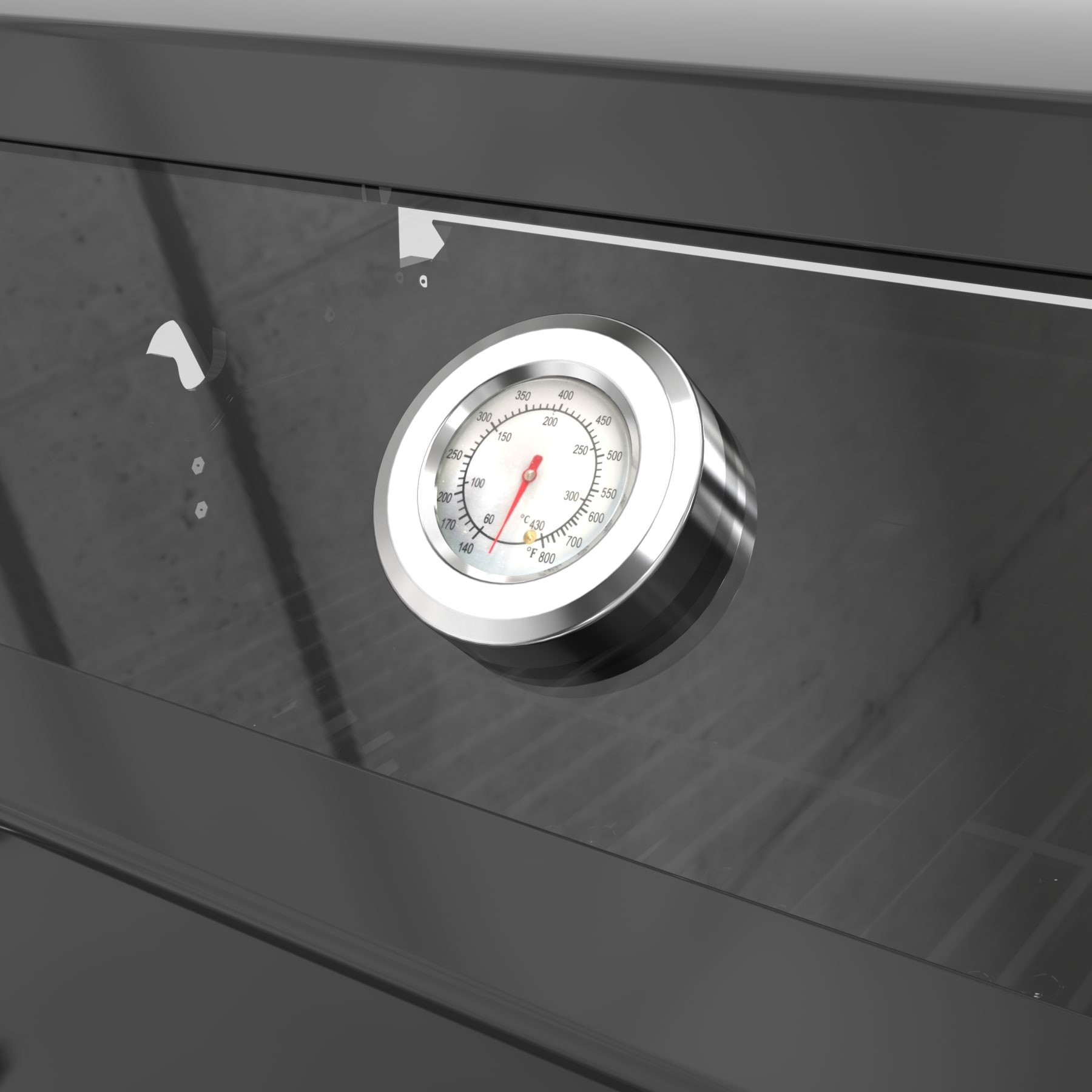 El Fuego Gasgrill »Columbia«, mit Glassichtfenster im Deckel