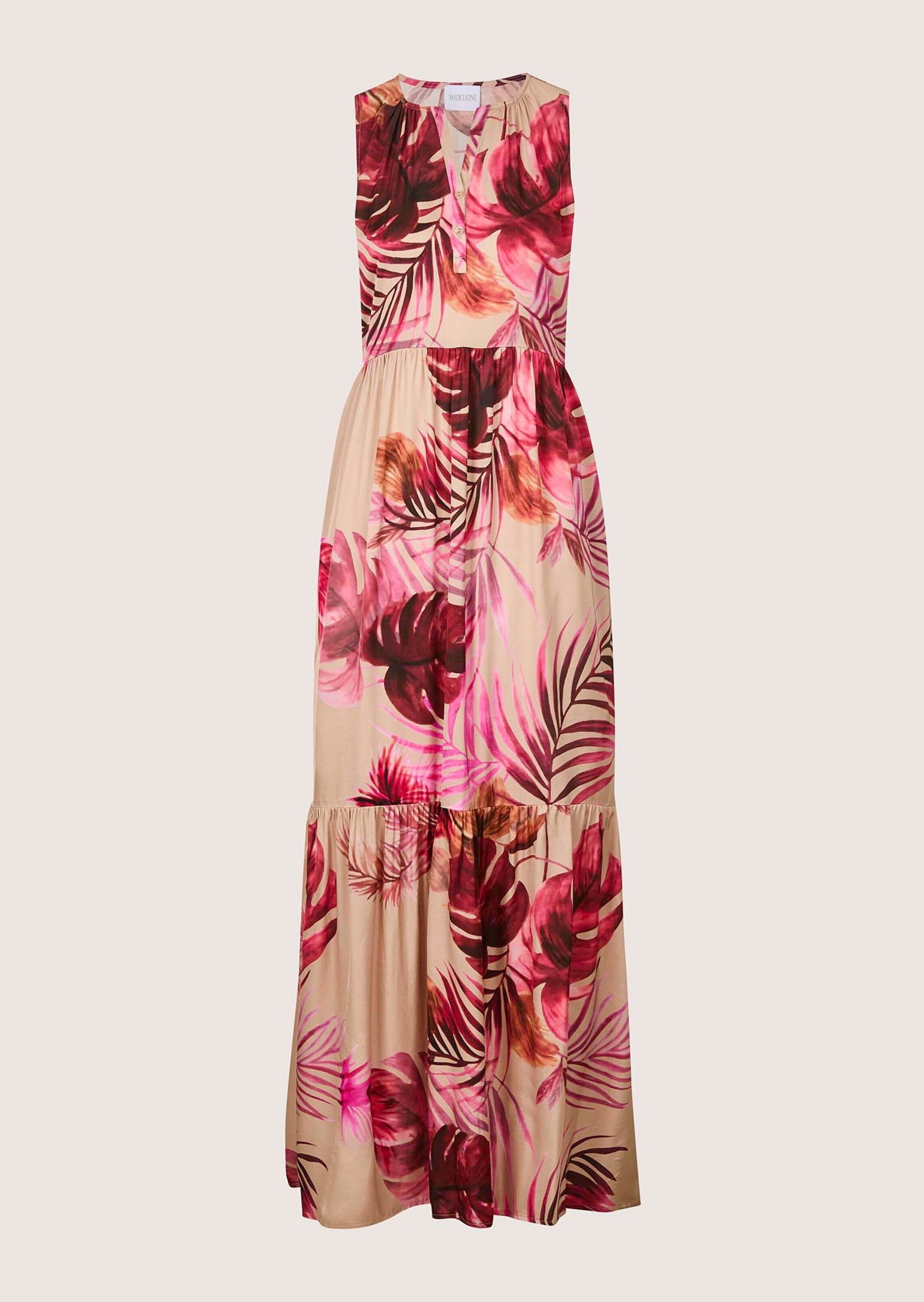 MADELEINE Midikleid "Sommerkleid Maxikleid mit floralem Print" Nahttasche K günstig online kaufen