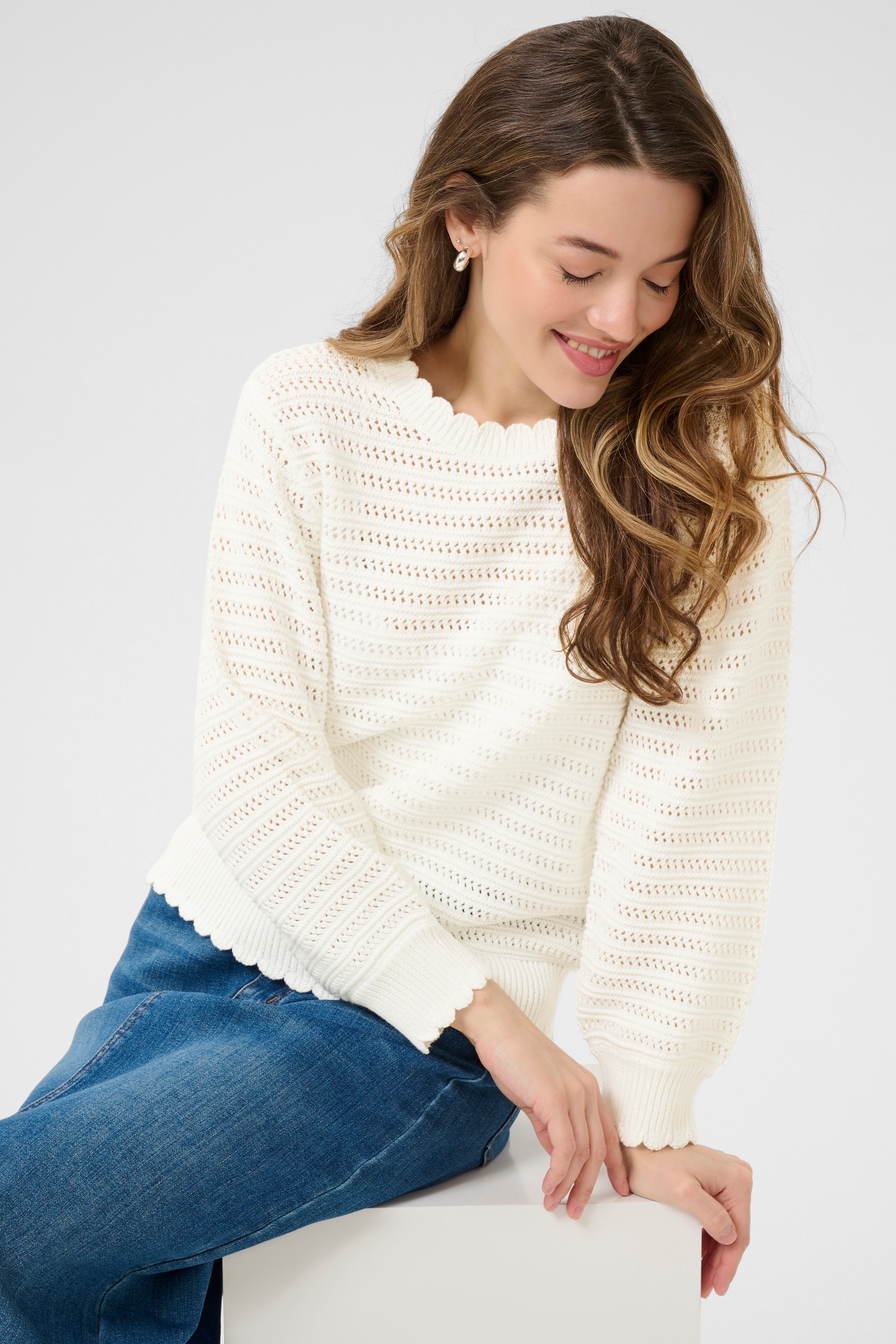 KAFFE Strickpullover »Damen Strickpullover KAandrea«