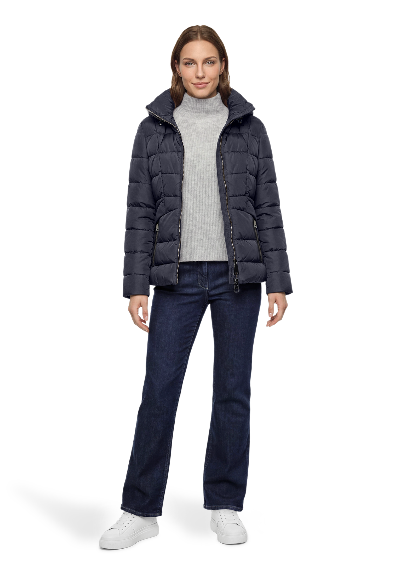 Betty Barclay Steppjacke mit Kapuze mit abnehmbarer Kapuze