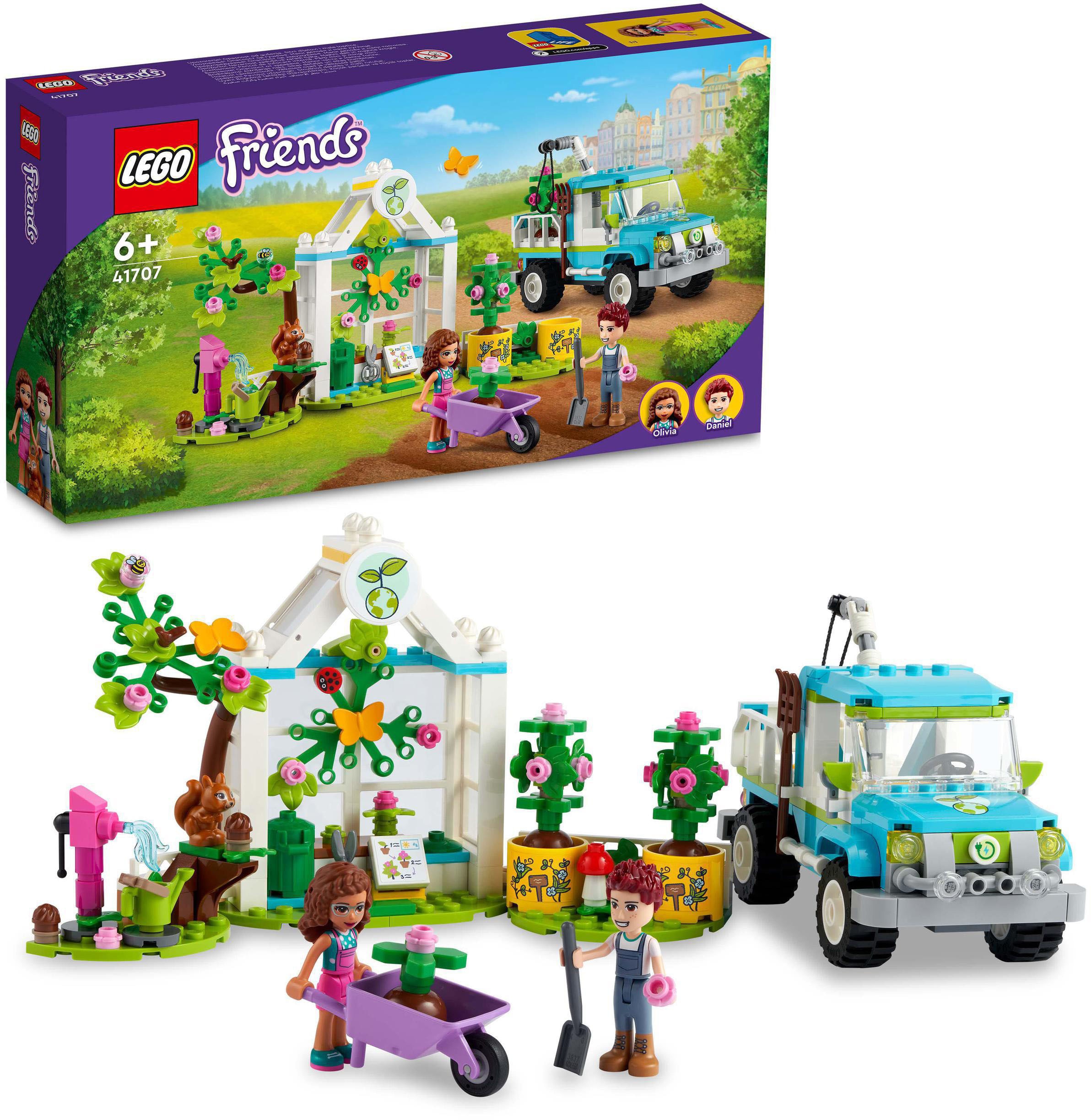 LEGO® Konstruktionsspielsteine »Baumpflanzungsfahrzeug (41707), LEGO® Friends«, (336 St.)