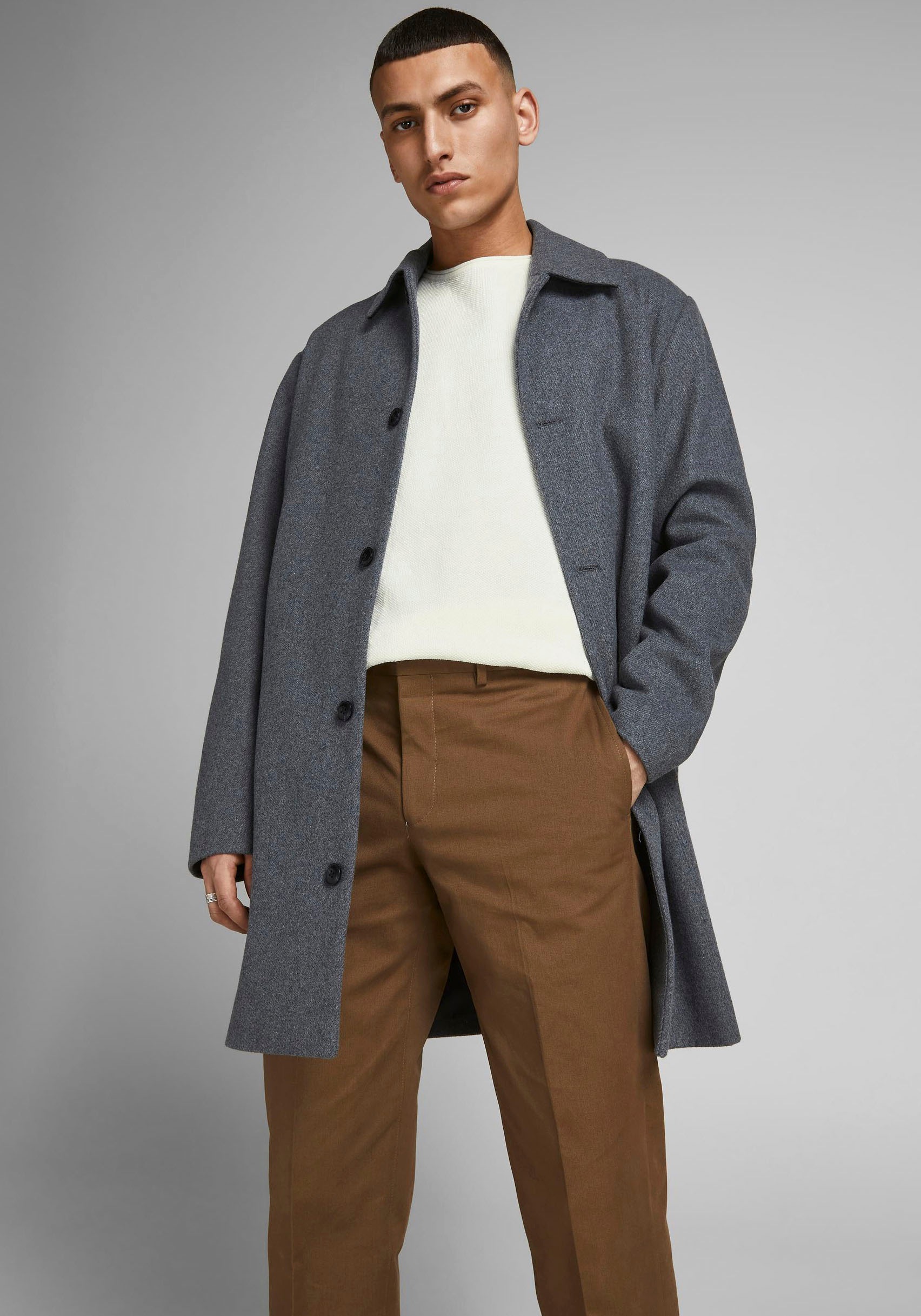 Jack & Jones Pull Hill Cloud Dancer S Homme 2