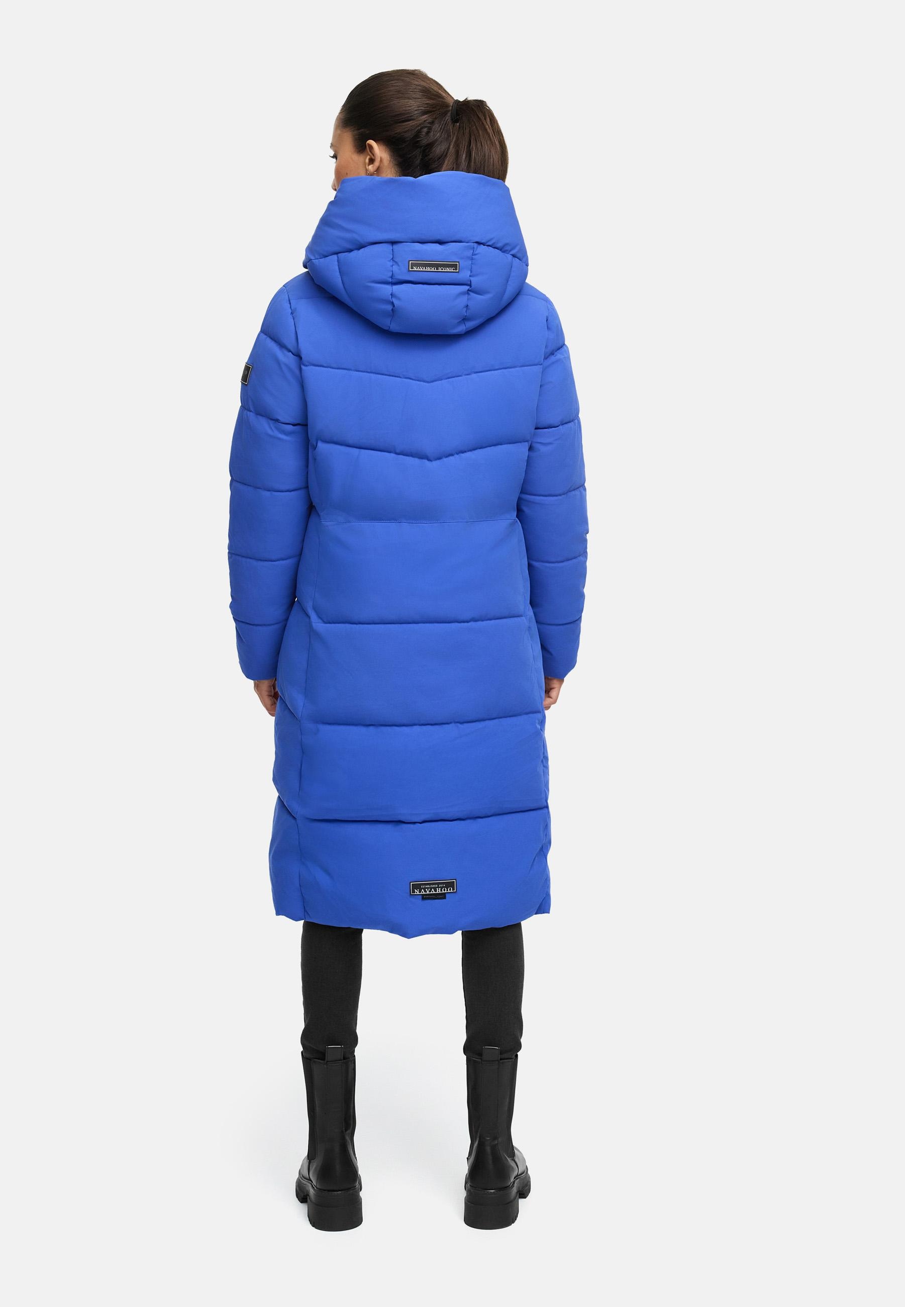 Navahoo Steppmantel »Schokokuss XIV«, Warmer Damen gesteppter Wintermantel mit Kapuze