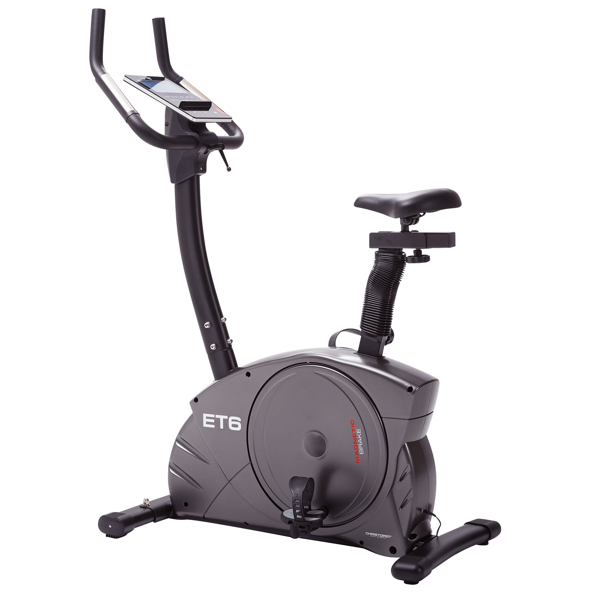 Christopeit Sport Ergometer "ET 6" 150 kg max. Benutzergewicht, Fahrrad, 24 Widerstandsstufen