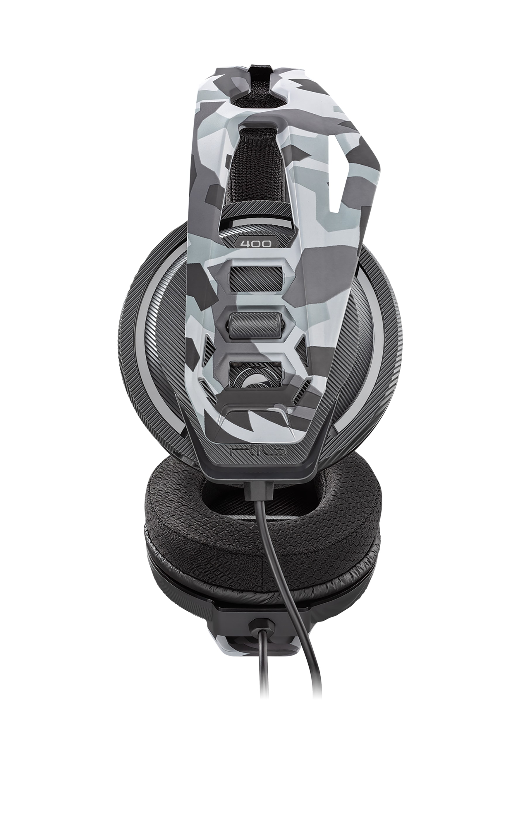 nacon Gaming-Headset »Nacon RIG 400HS Gaming-Headset, Camo-schwarz, 3,5 mm Klinke«, Mikrofon abnehmbar, kabelgebunden, Stereo, Over Ear, PC, Mac, PS4-Lizenz