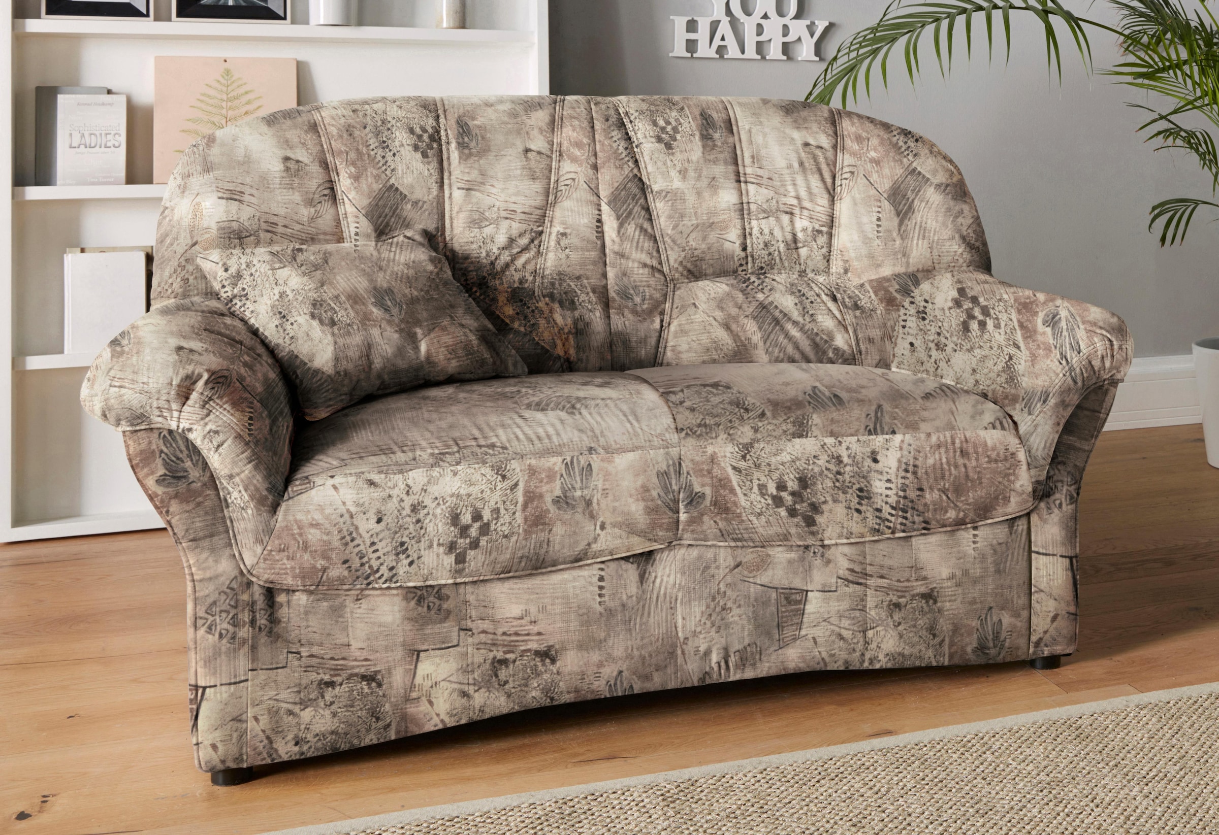 DOMO collection 2-Sitzer "Bahia zeitlos & elegantes Sofa, bequem", Microfas günstig online kaufen