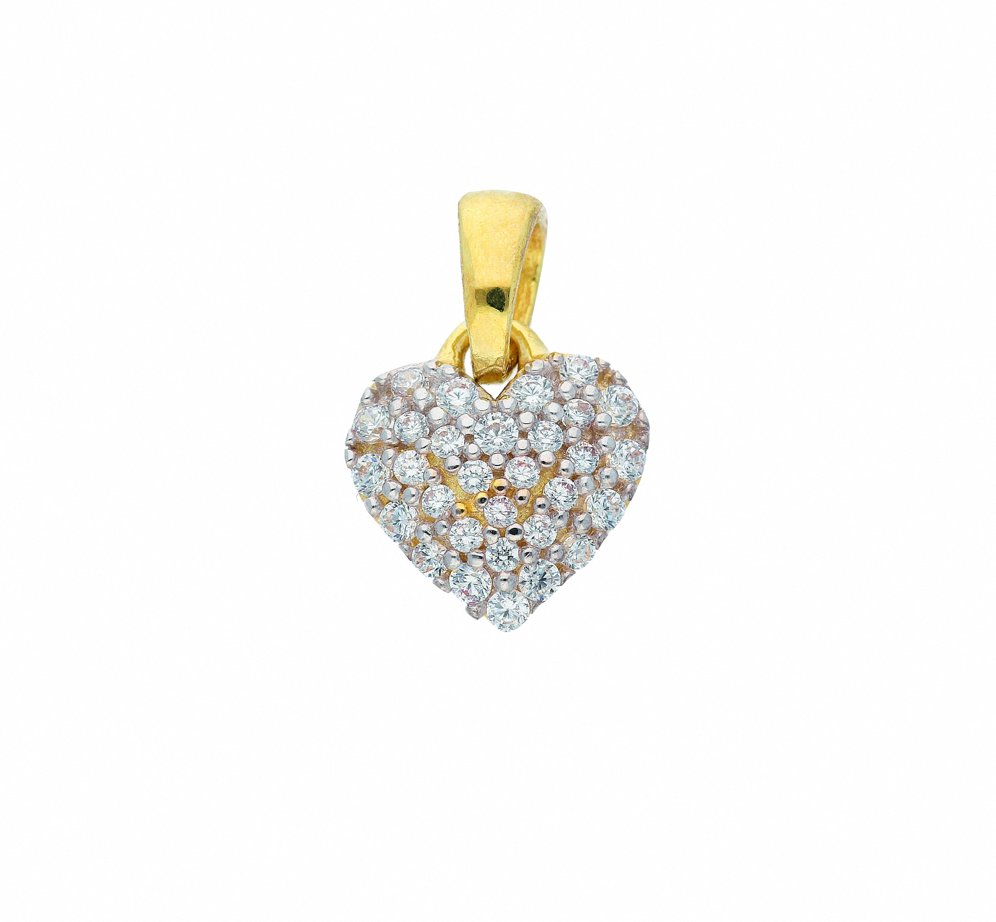 Adelia´s Kette ohne Anhänger »333 Gold Anhänger Herz mit Zirkonia«,  Schmuckset - Set mit Halskette kaufen | BAUR