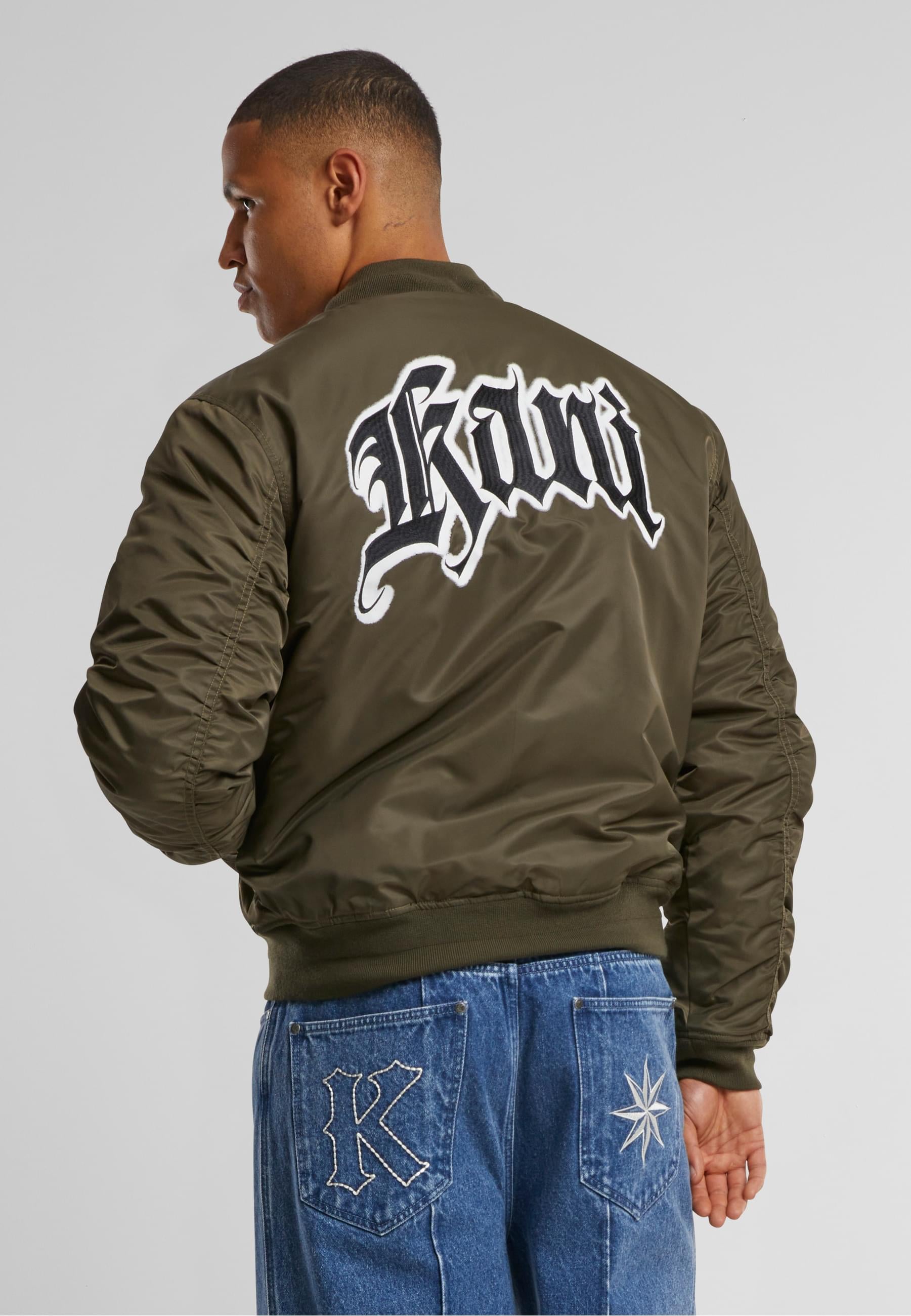 Karl Kani Bomberjacke »Karl Kani KK Kani Back Embroidery Bomberjacket«, (1 St.), ohne Kapuze