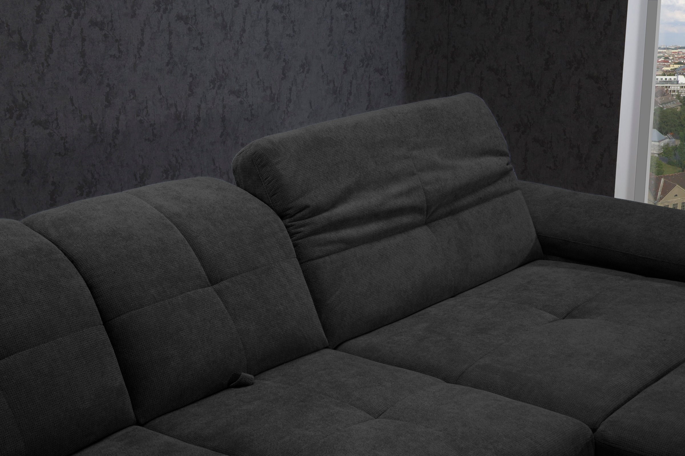 Thumbnail - alina Ecksofa "Nadira" wahlweise mit Bettfunktion und Stauraum