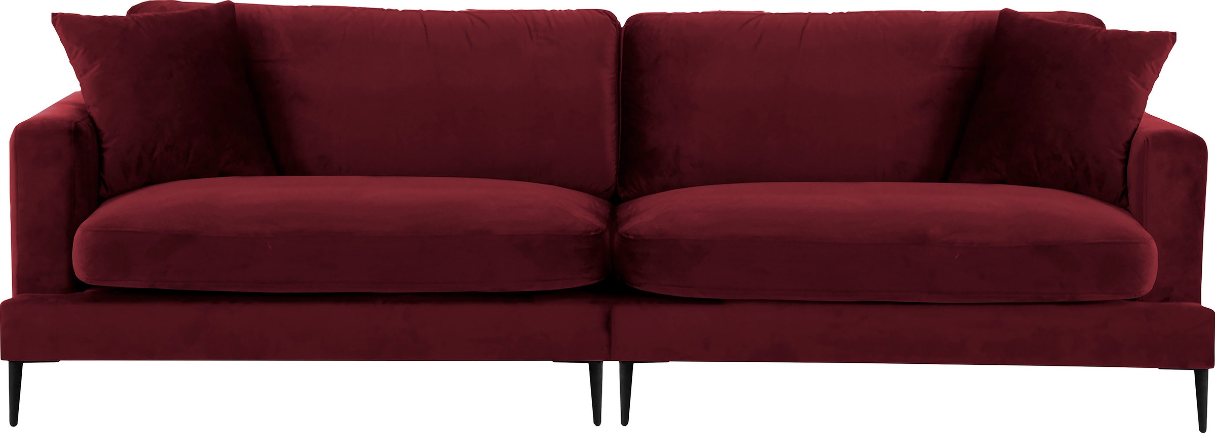 Home affaire Big-Sofa "Cozy elegantes Designsofa, Maße B/T/H: 252/97/80 cm" günstig online kaufen