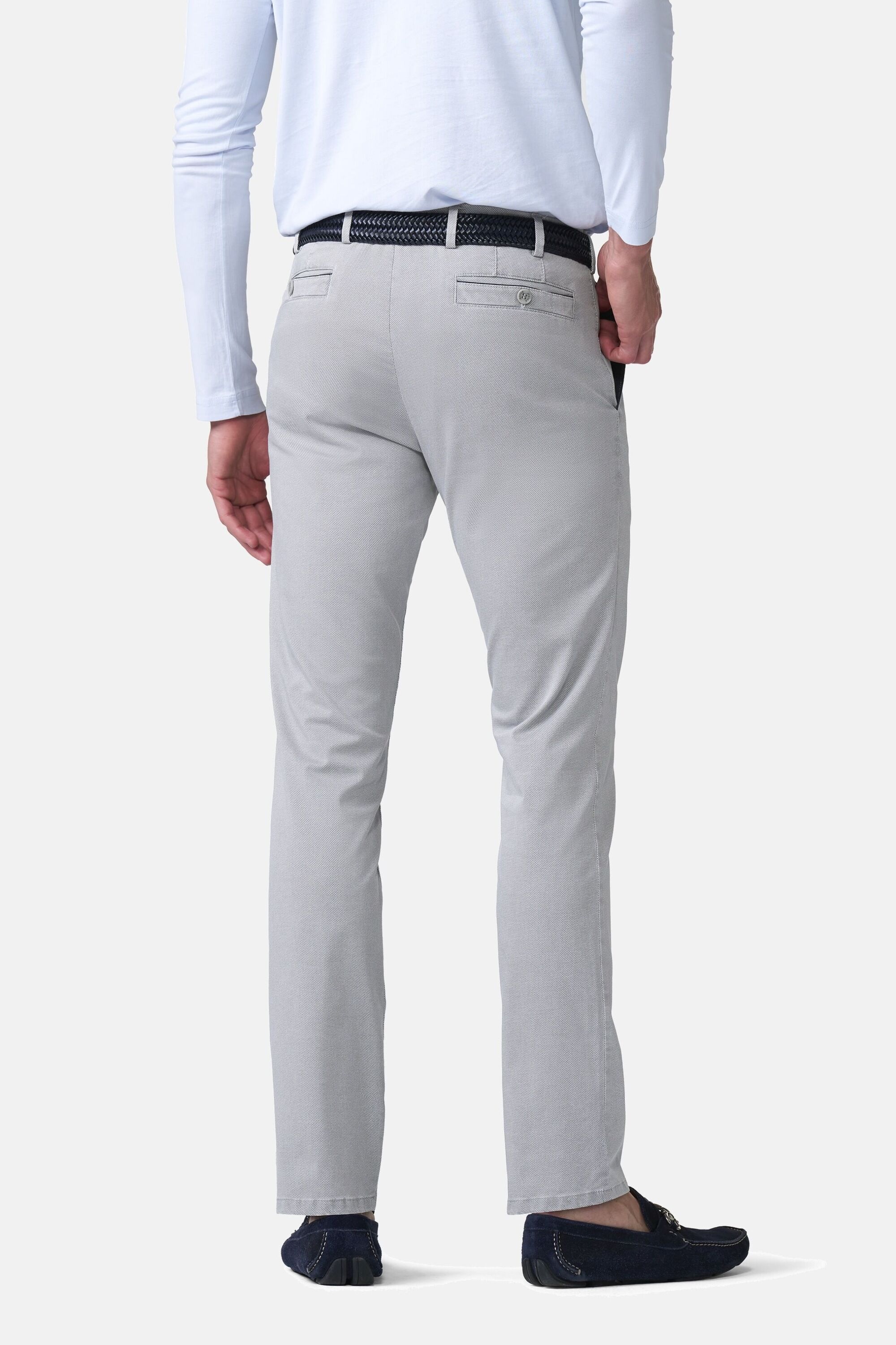 Thumbnail - MEYER Chinos "NEW YORK Art.1-8130" mit buntgewebtem Innenfutter